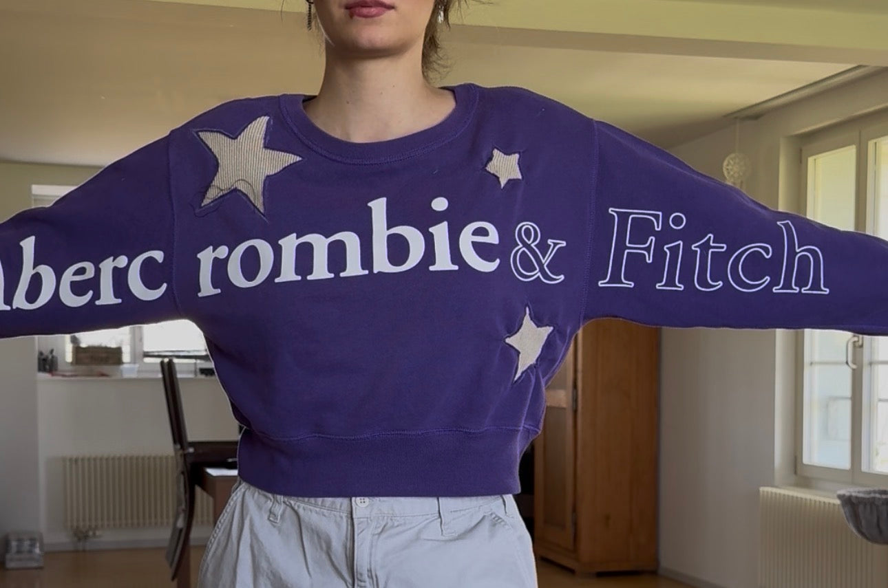 Purple Reworked Sweater