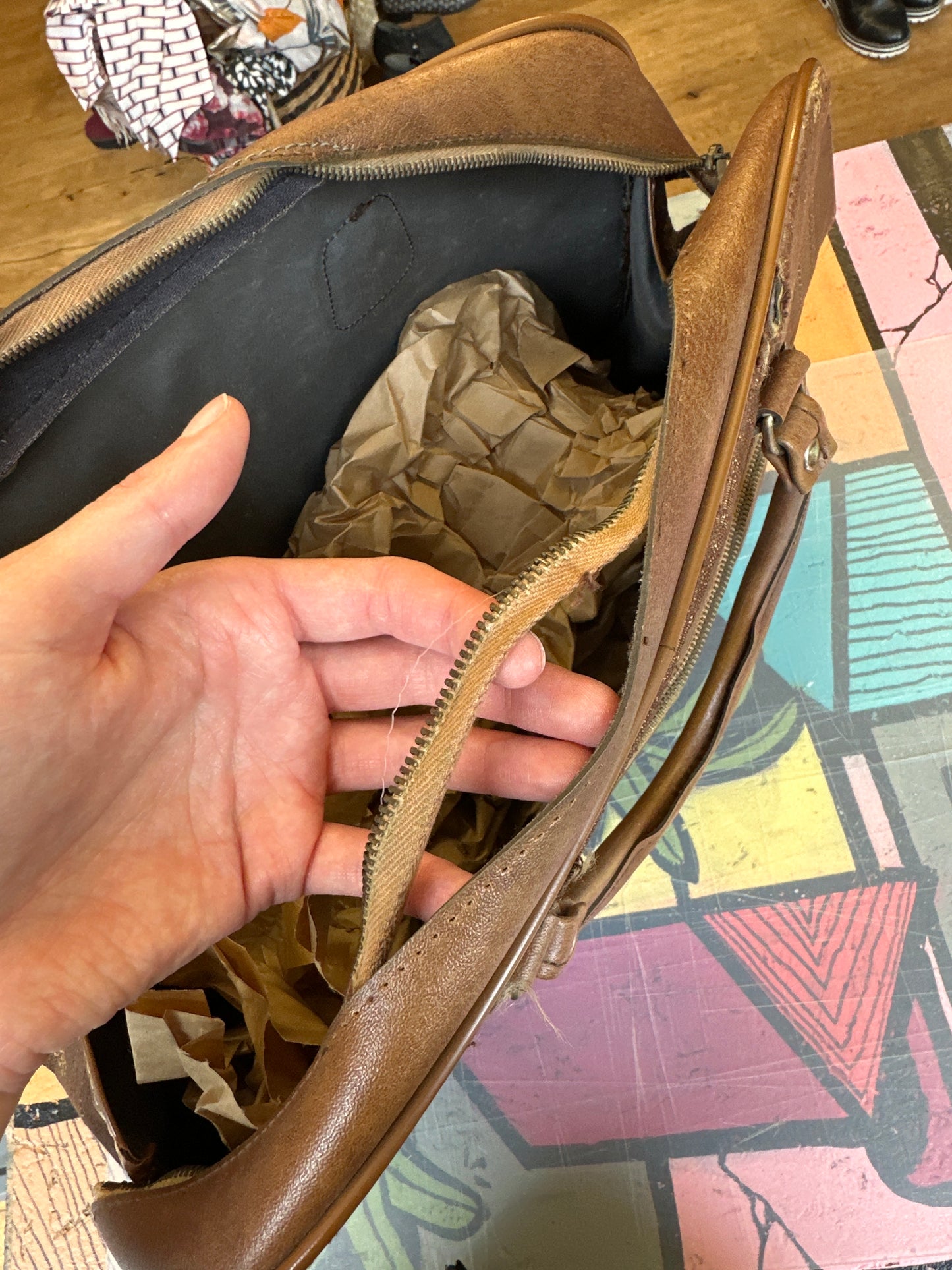 Vintage Brown Bag | Bern
