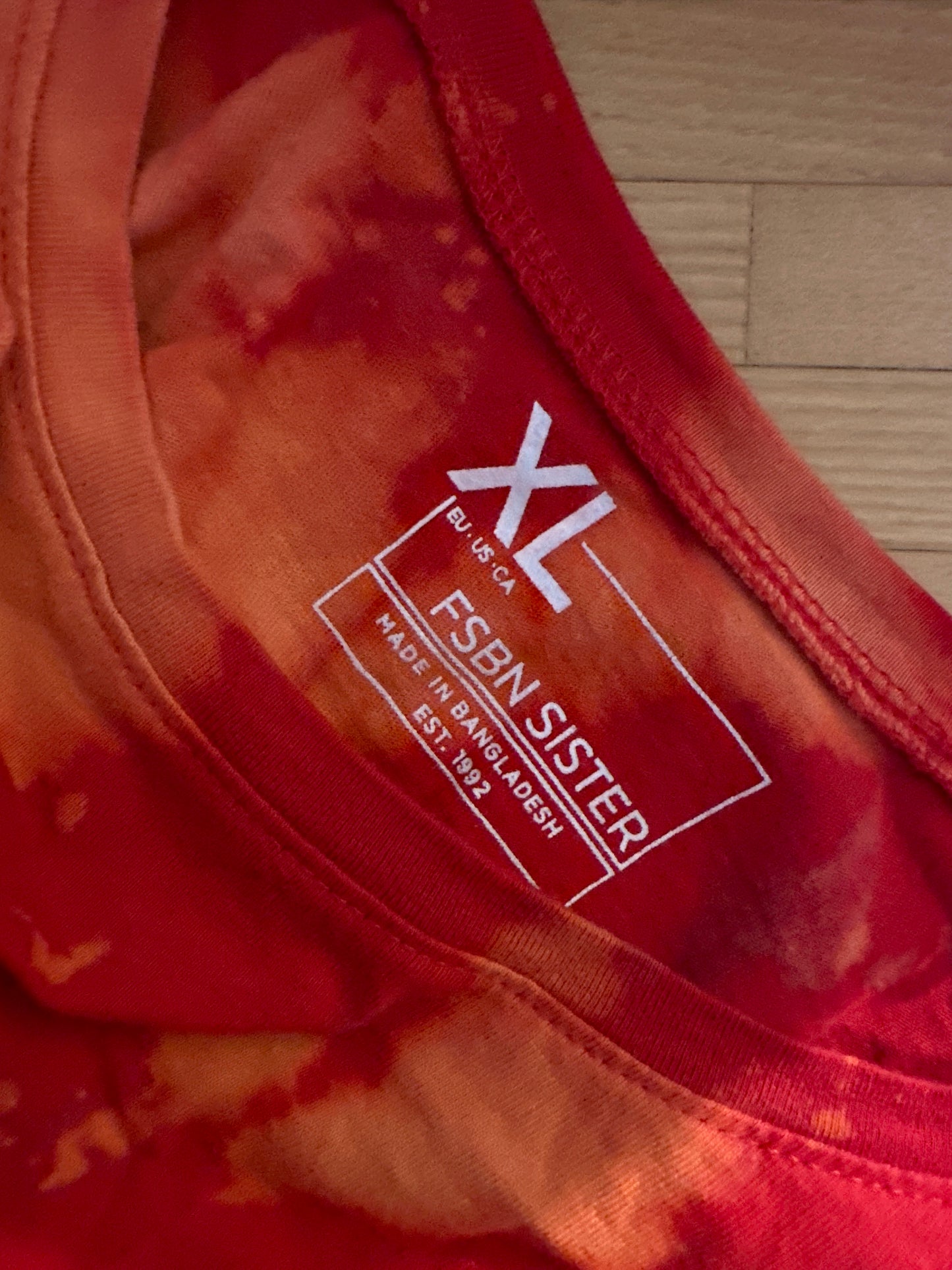 Red bleached Shirt | Bern