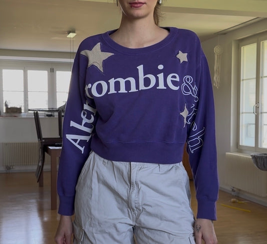 Purple Reworked Sweater