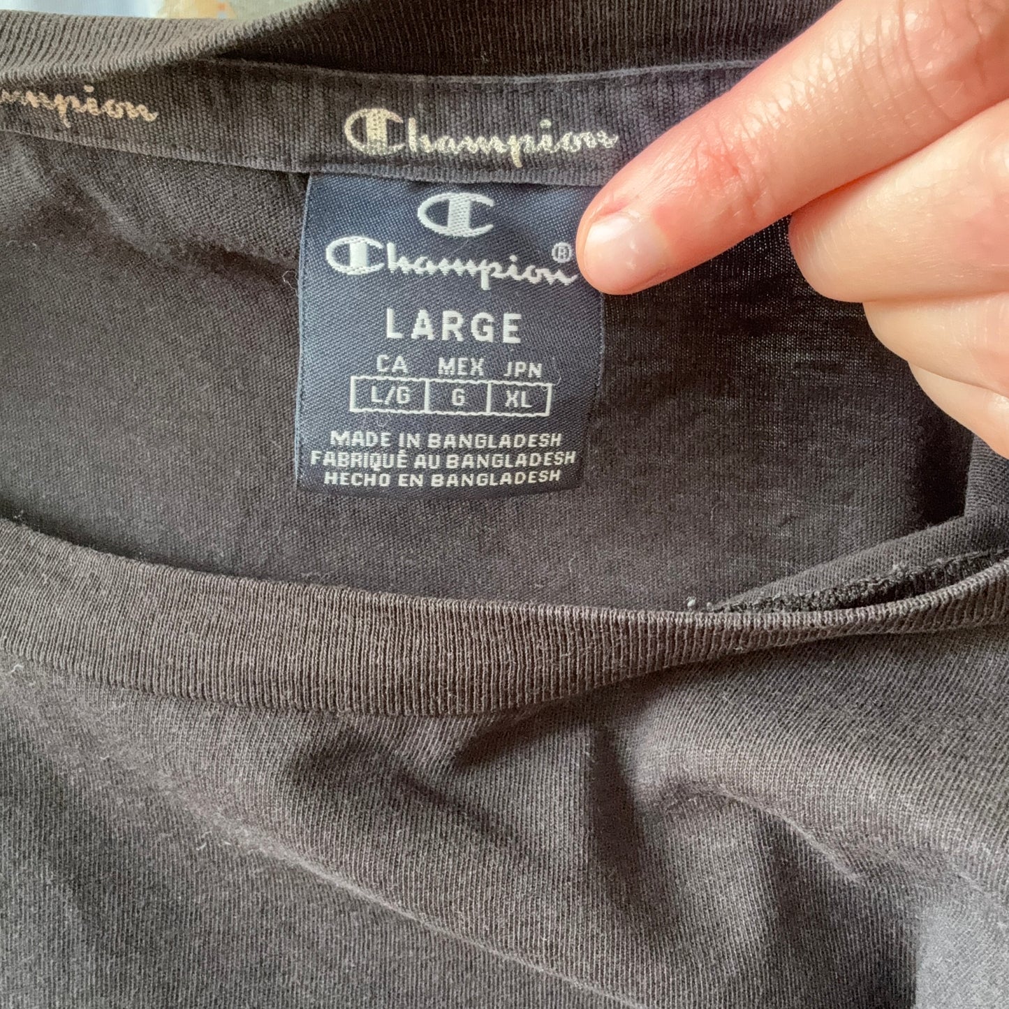 Black Champion Shirt