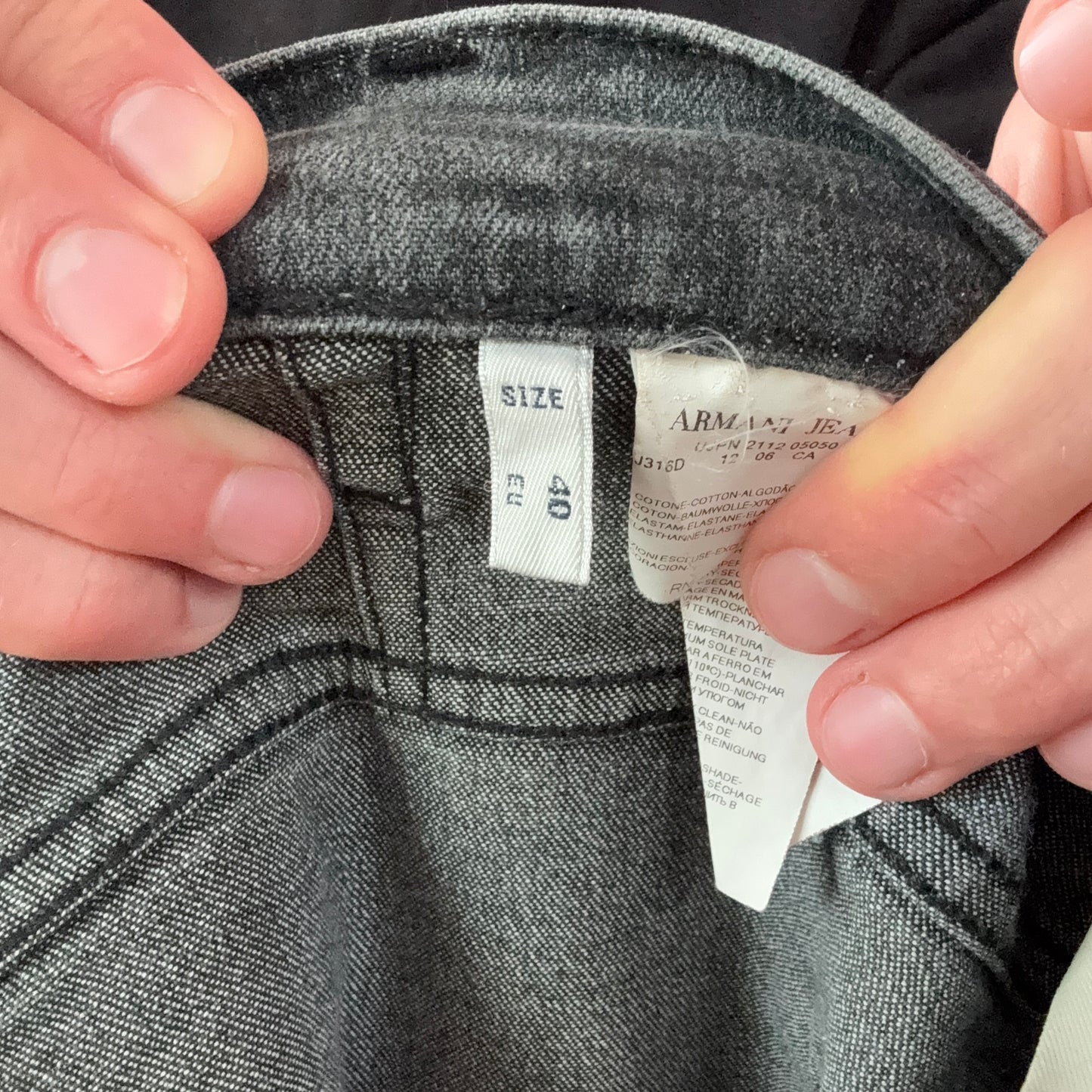 Black Armani Jeans | Bern