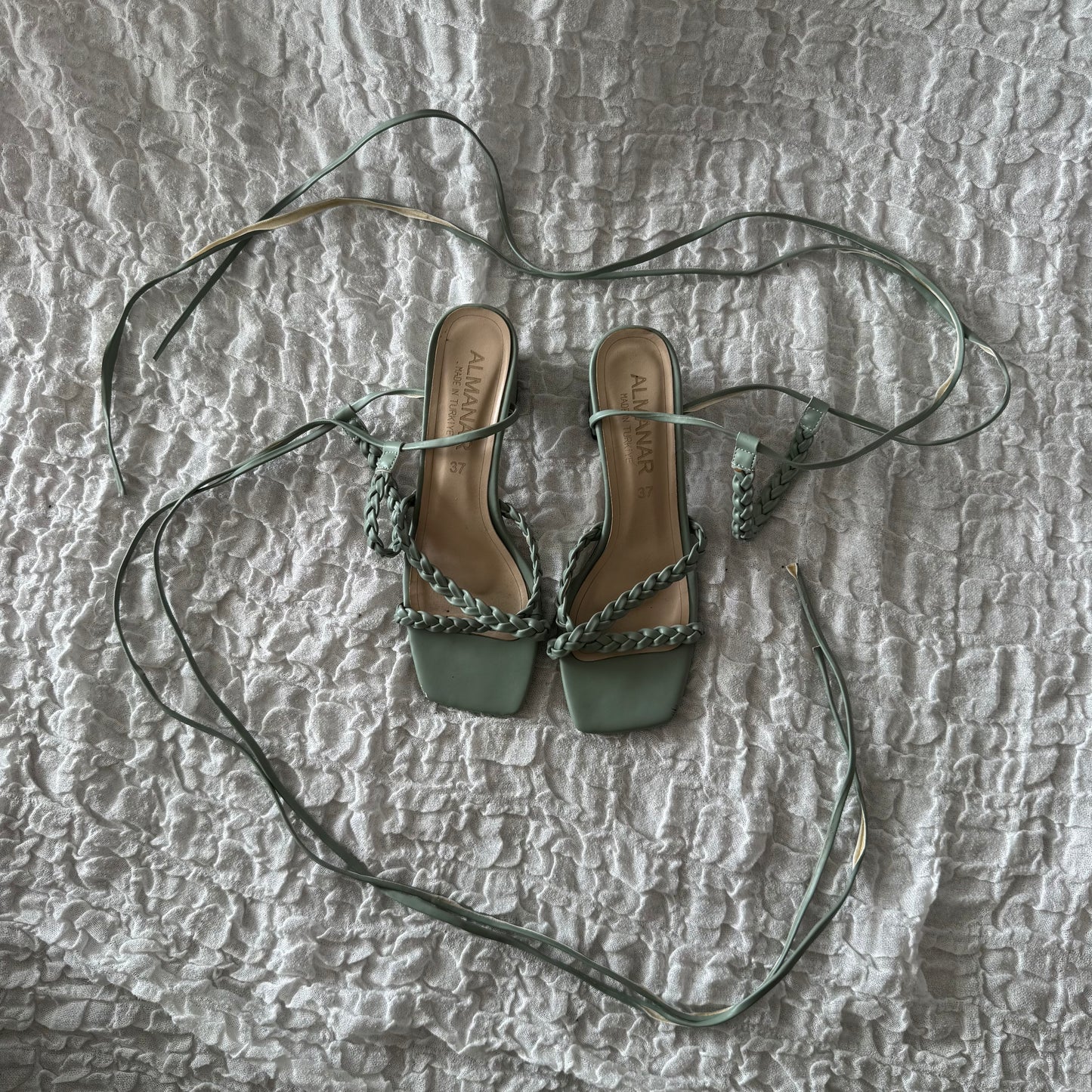Blaue High Heels