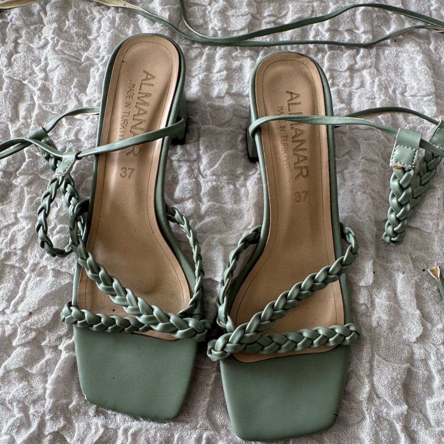 Blaue High Heels