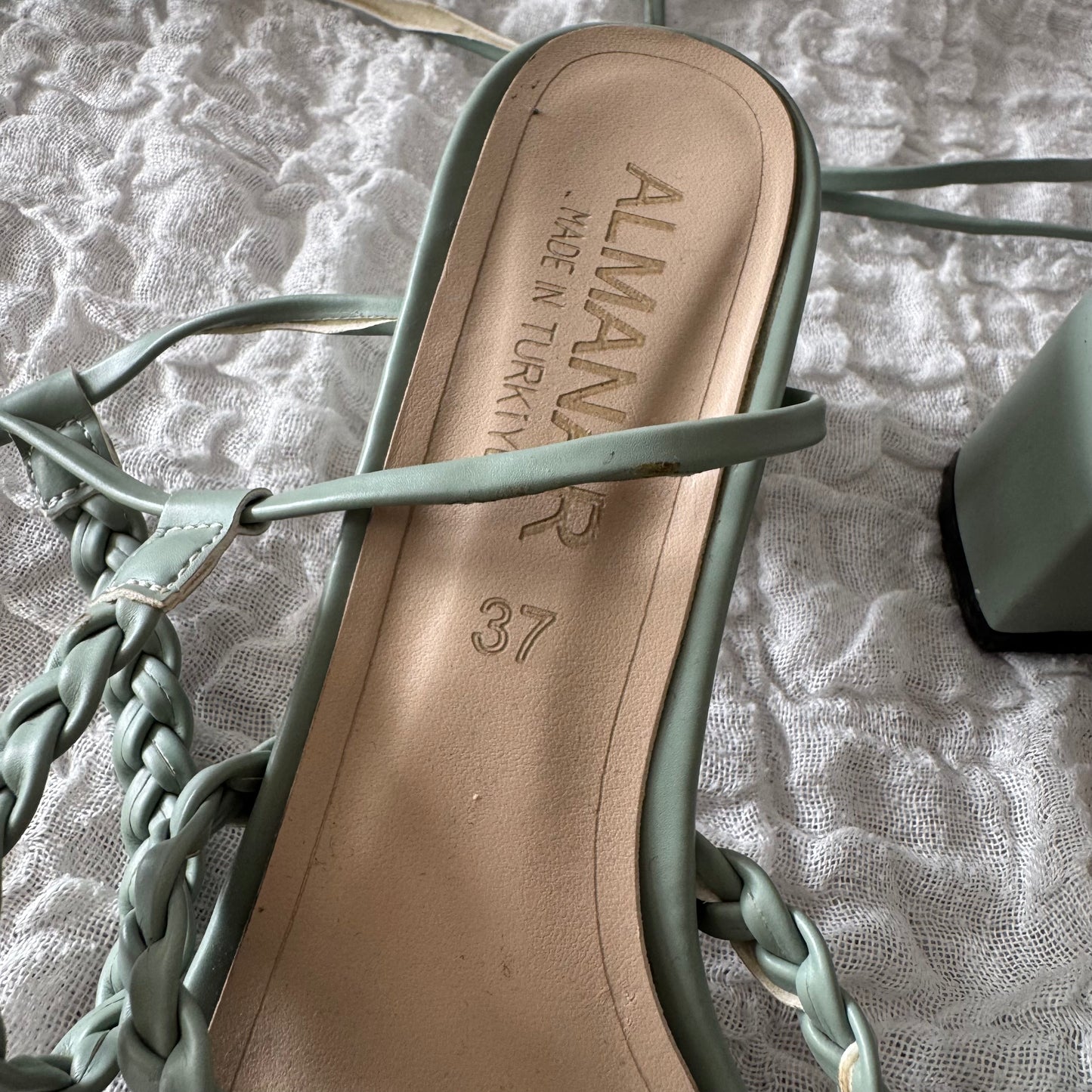 Blaue High Heels