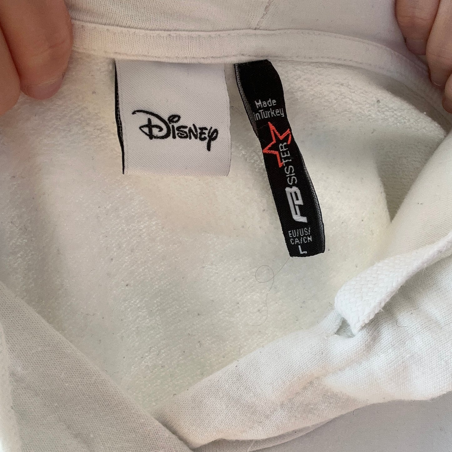 Sweat à capuche Mickey Mouse blanc | Bern