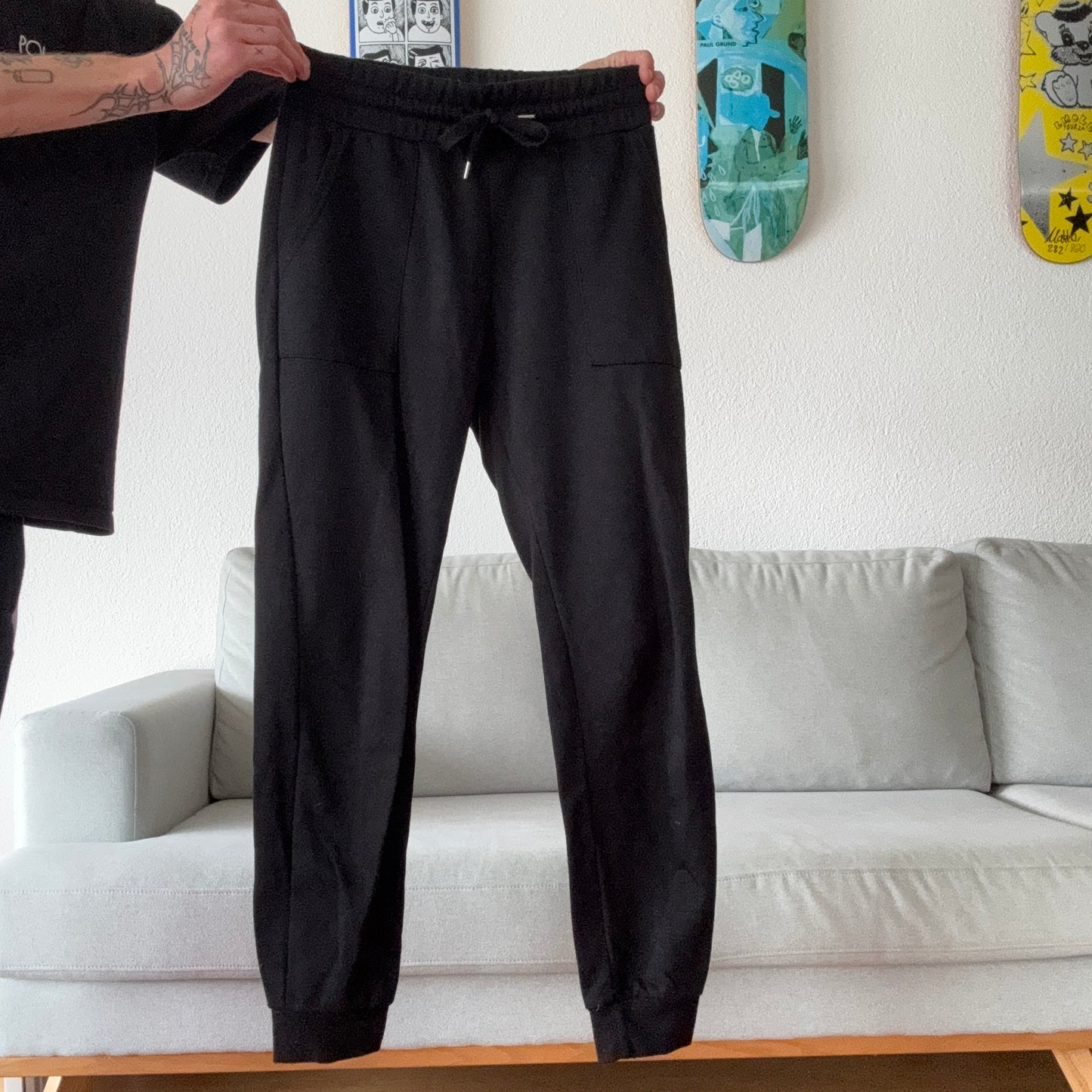 Schwarze Jogger