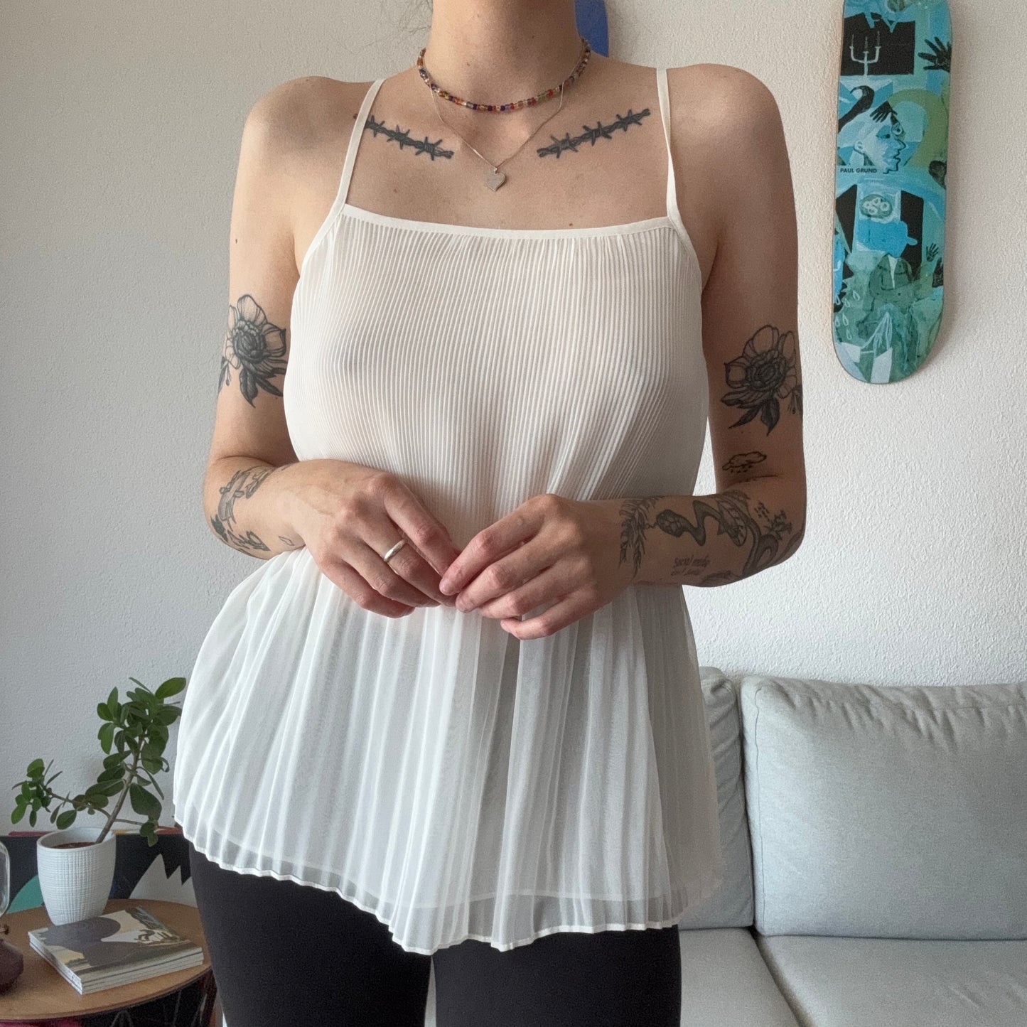 Weißes Top