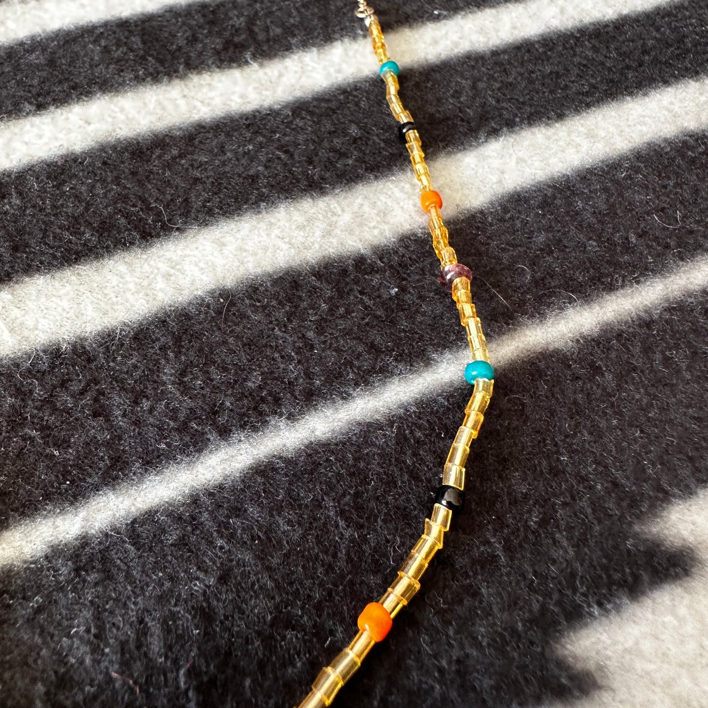 Necklace with pearls