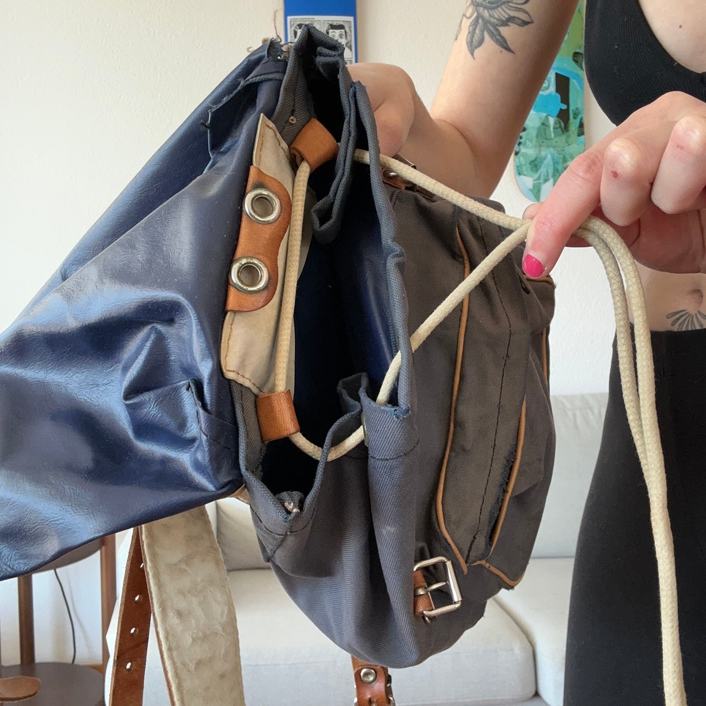 Vintage Blue Backpack | Bern