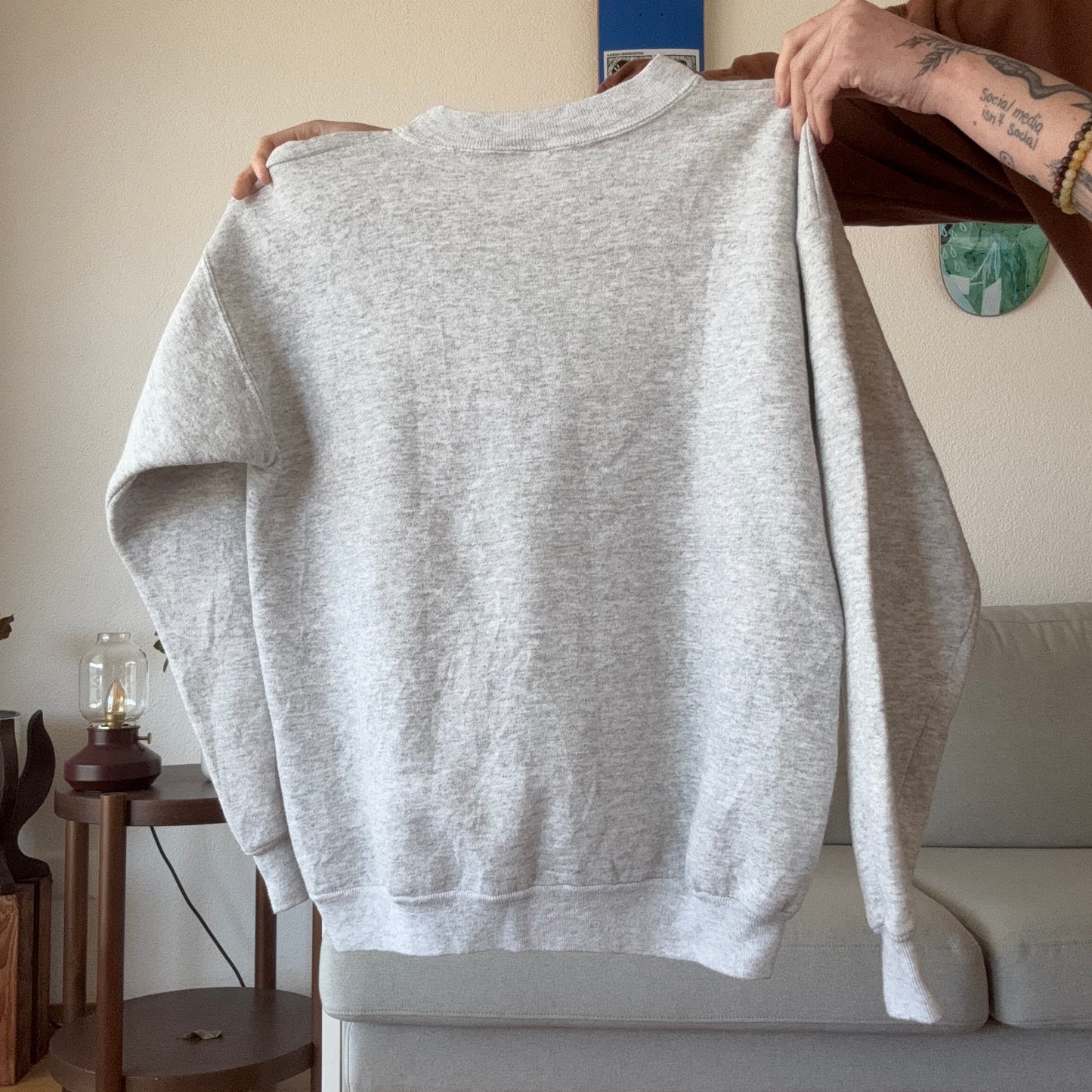 Gray Sweater Frontprint