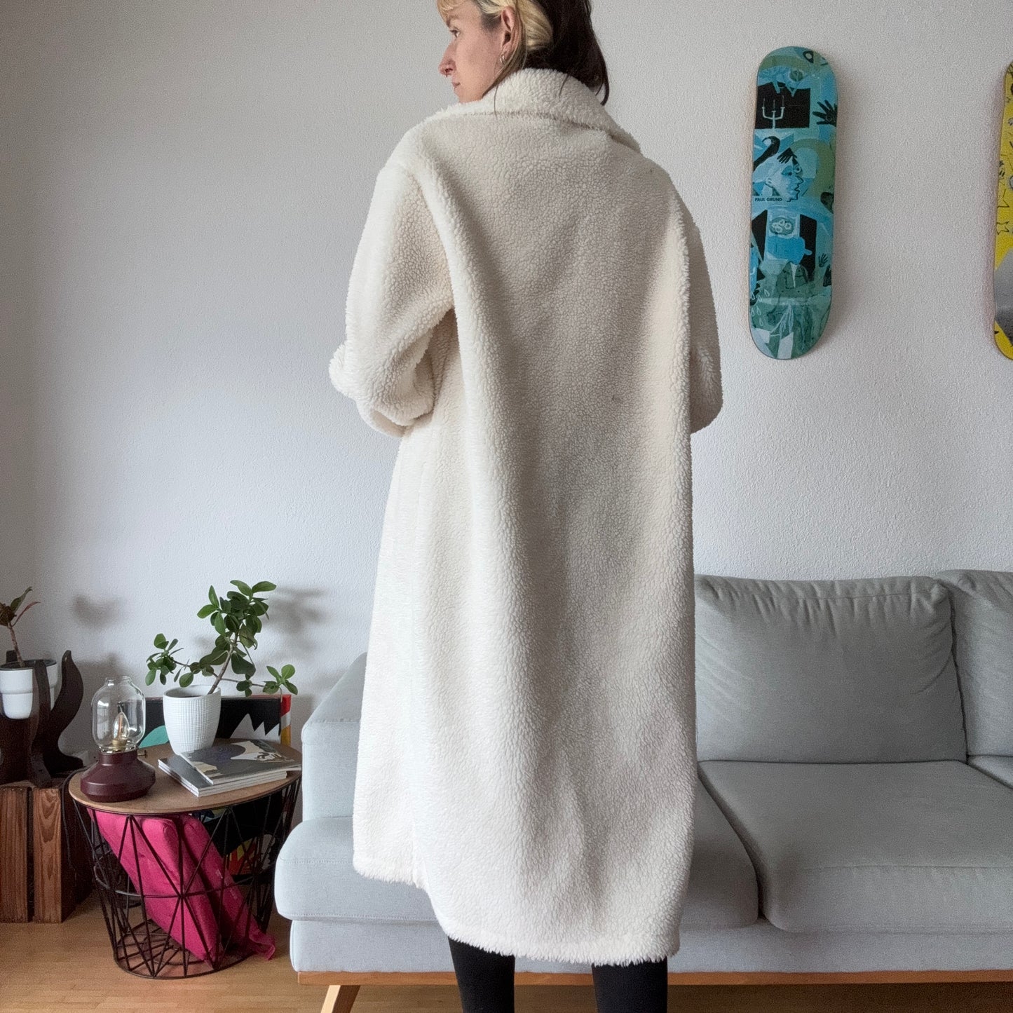 White Fluffy Coat | Bern