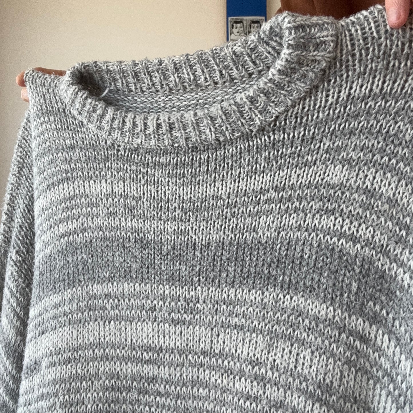 Gray Knit Sweater | Bern