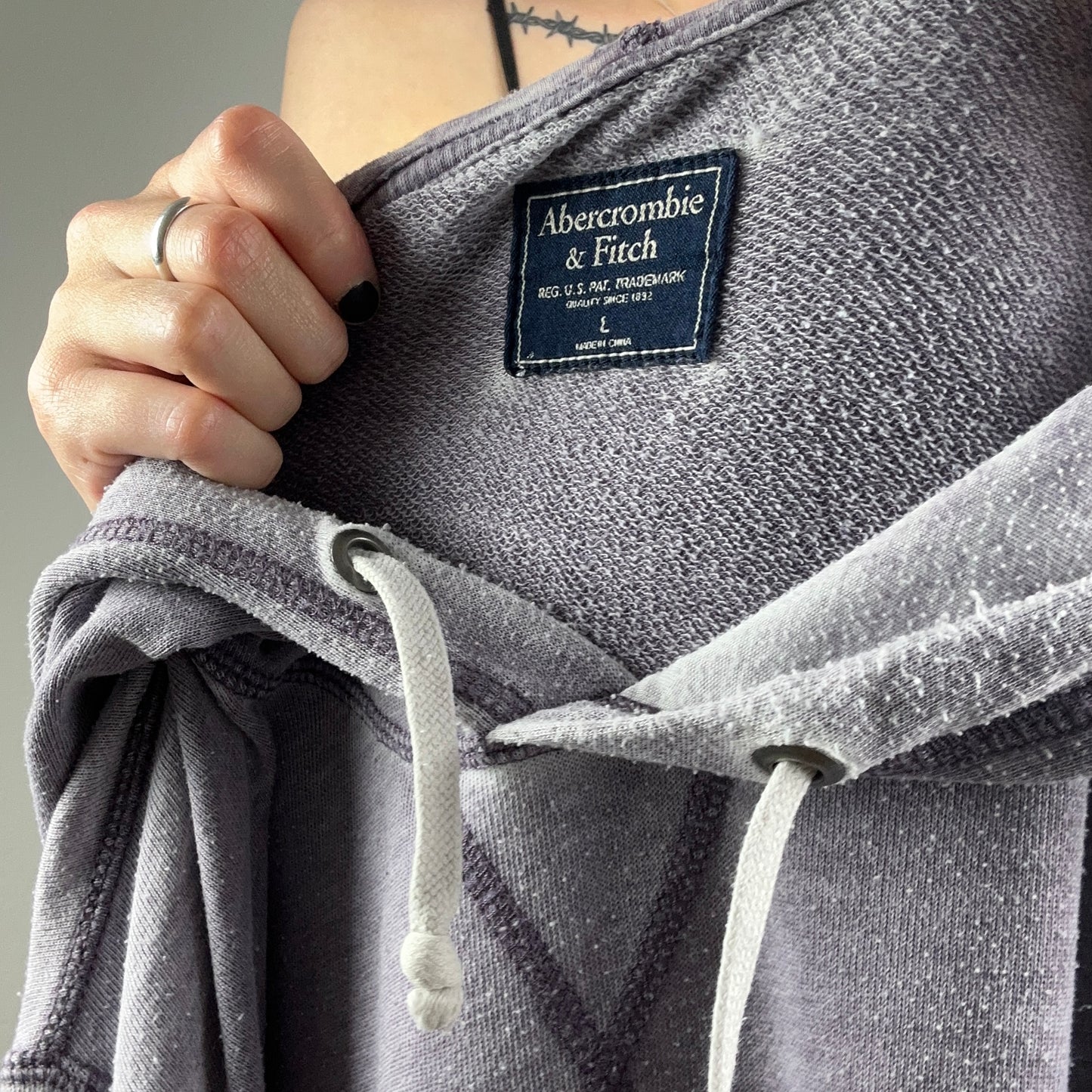 Purple washed out Hoodie | Neuenegg