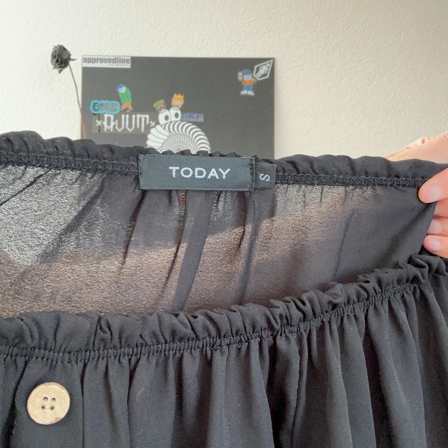 Black offshoulder Blouse | Bern