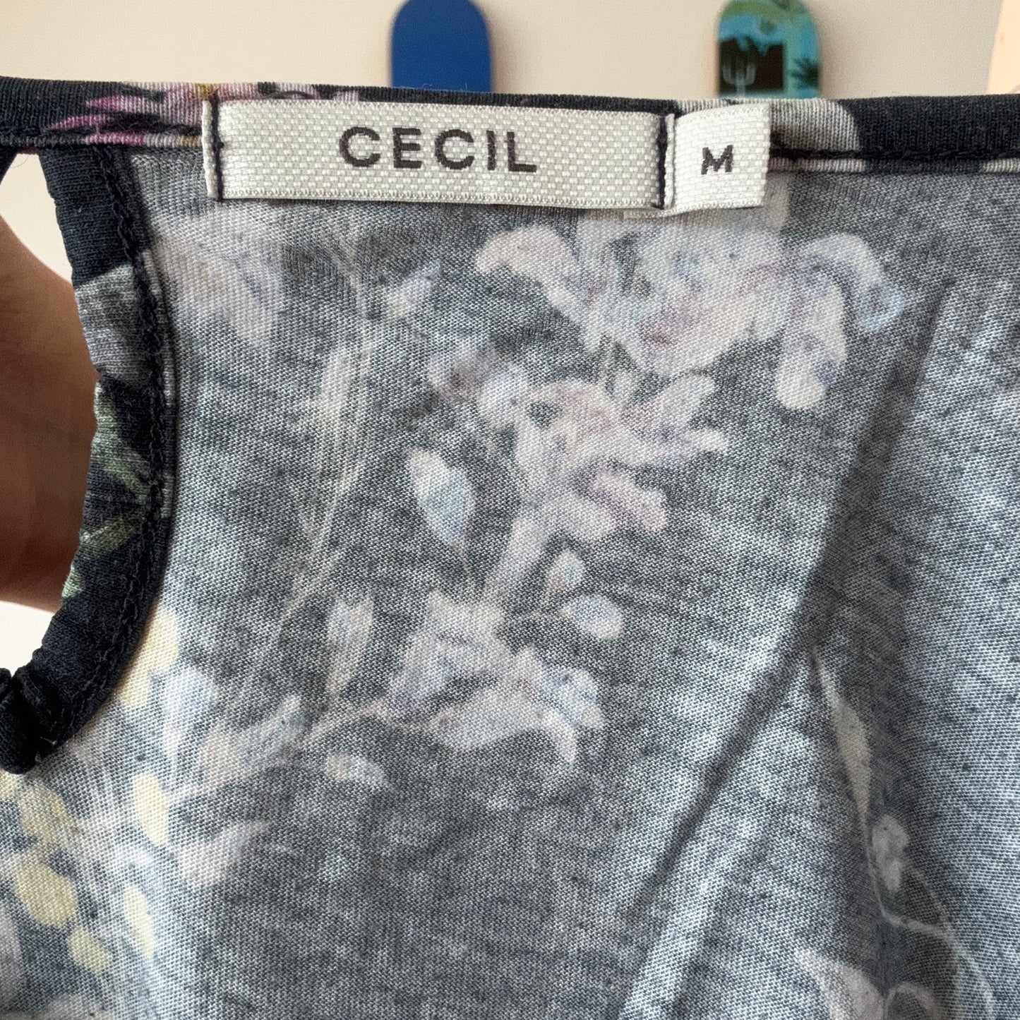 Blue Shirt with Flower Print | Bern