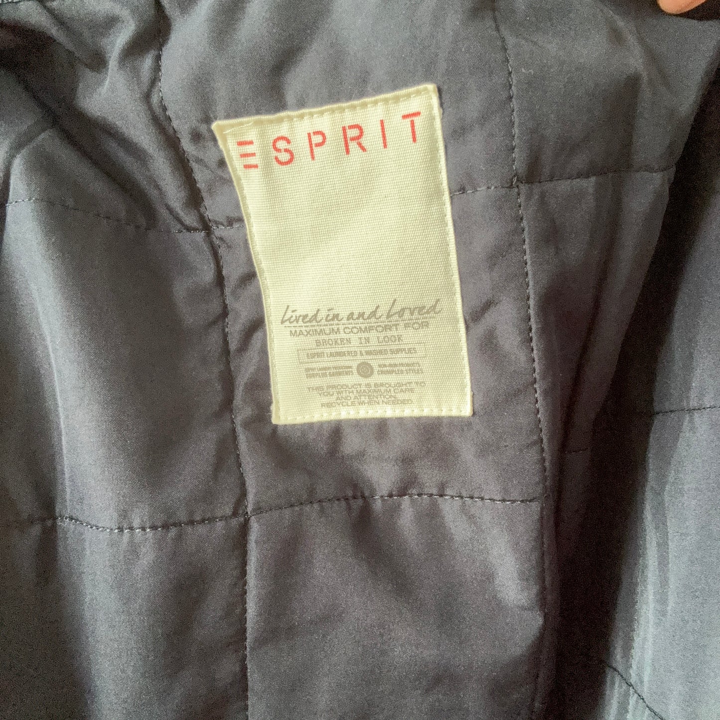 Blaue Jacke