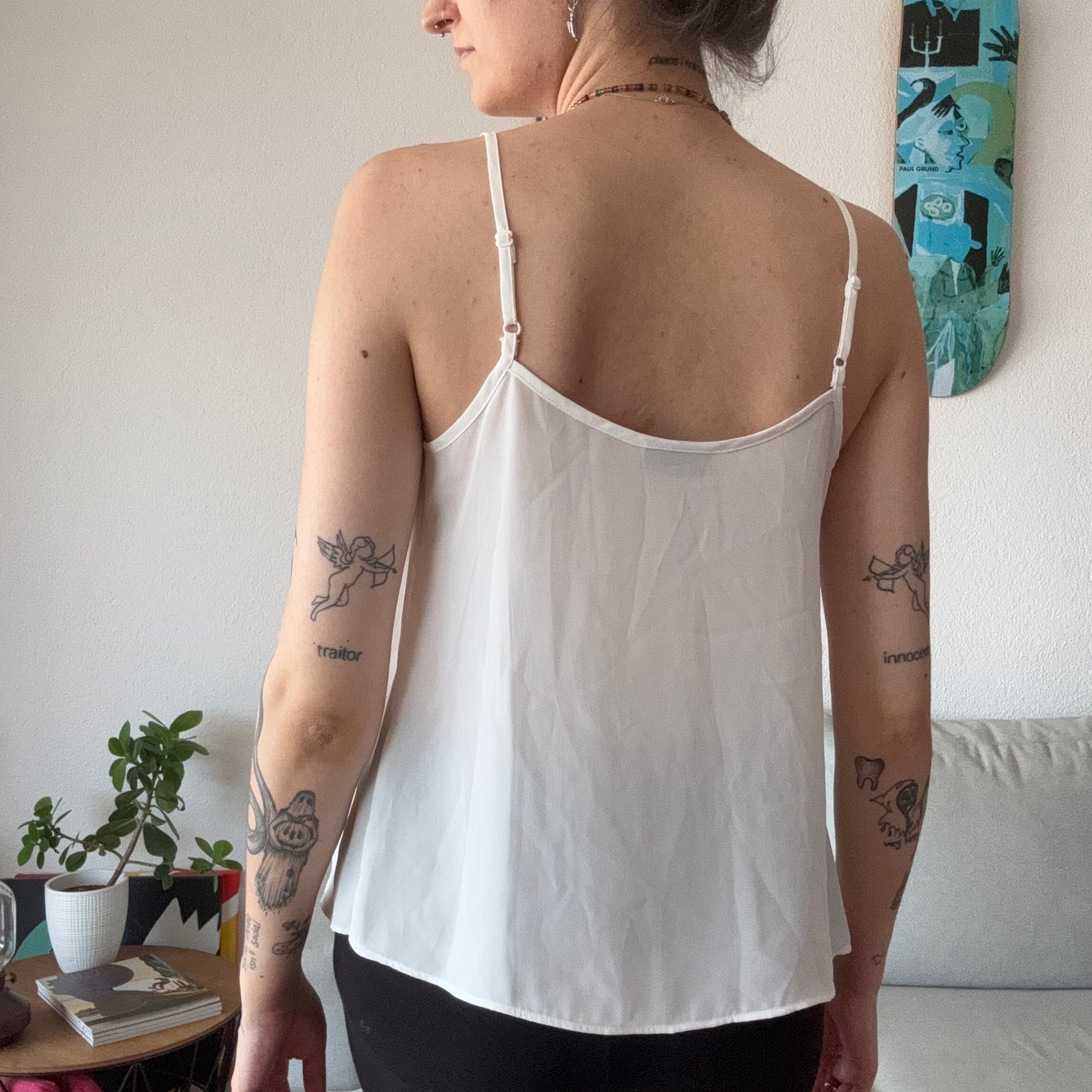 Weißes Top