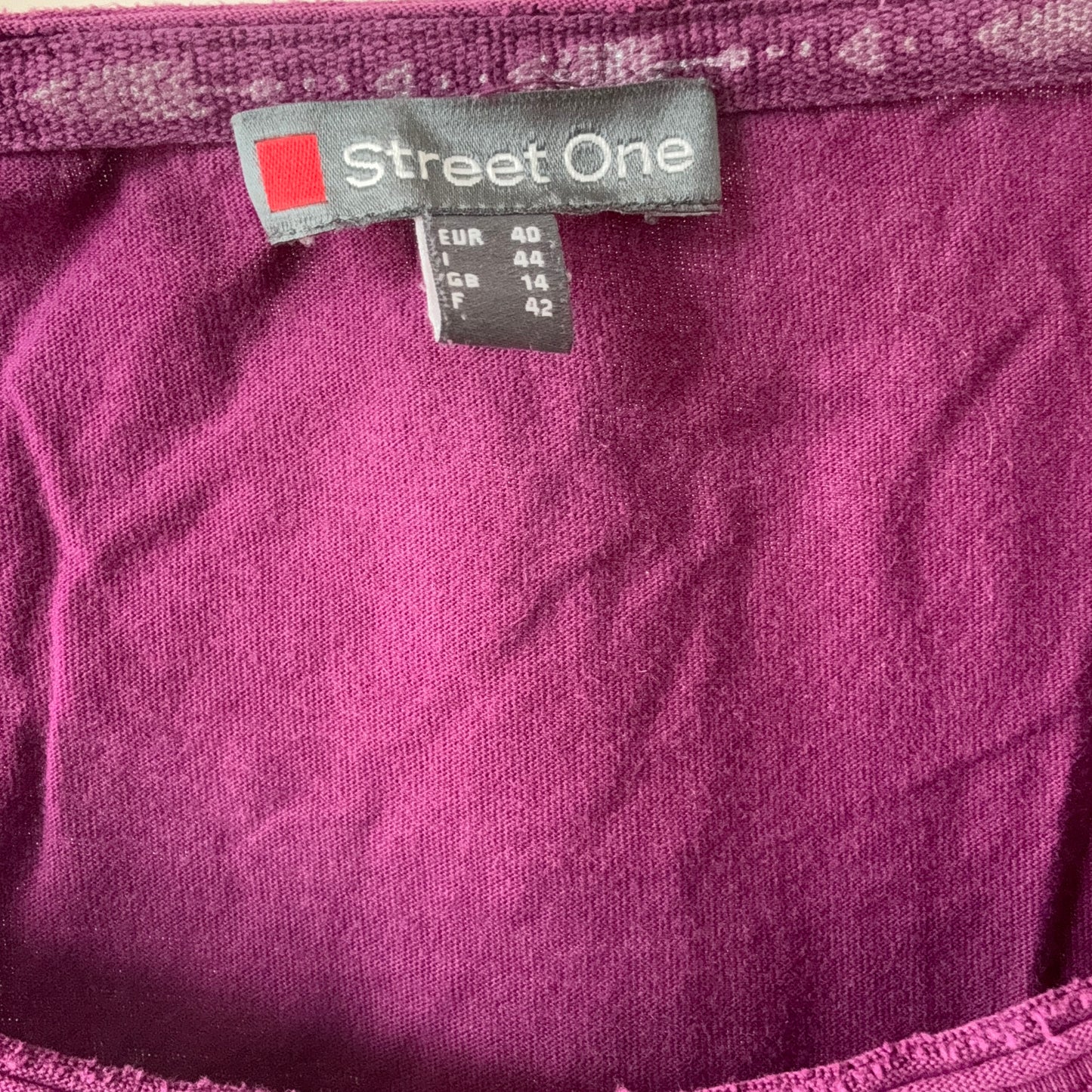 Purple Shirt with front Print | Bern