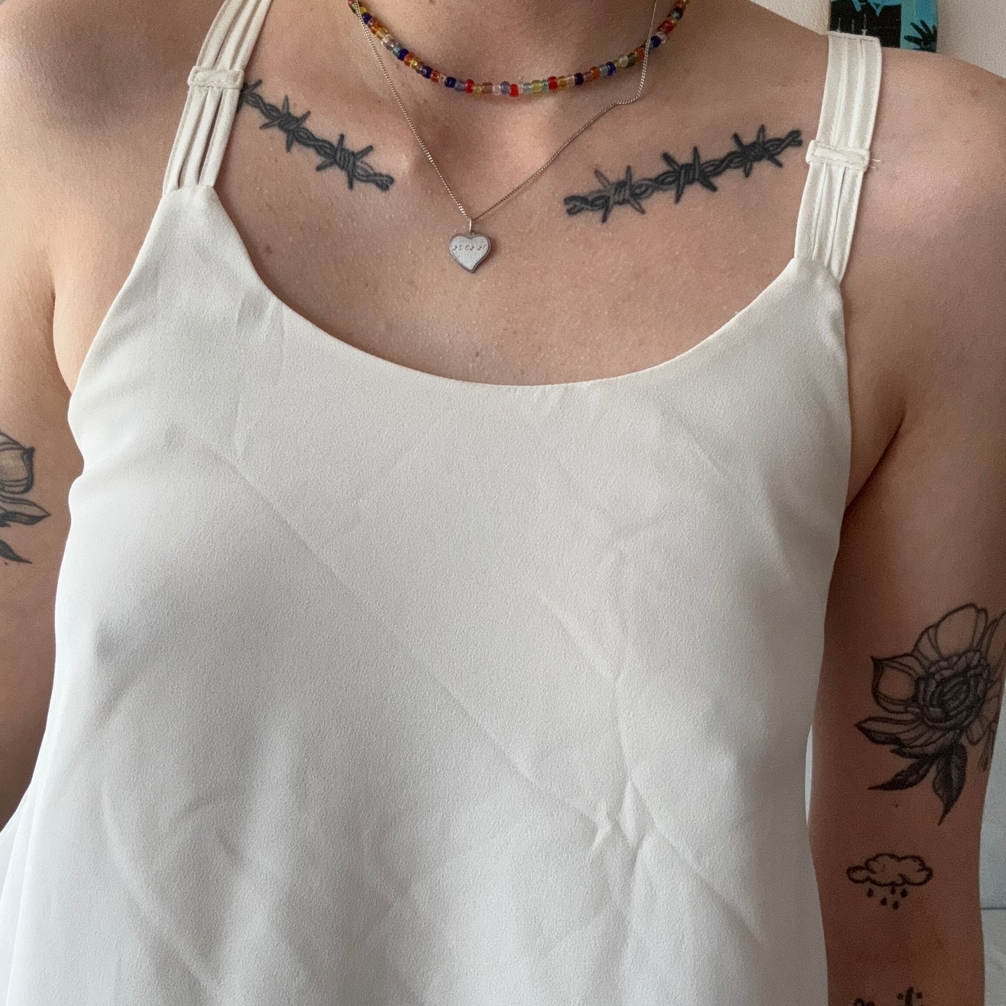 Weißes Top