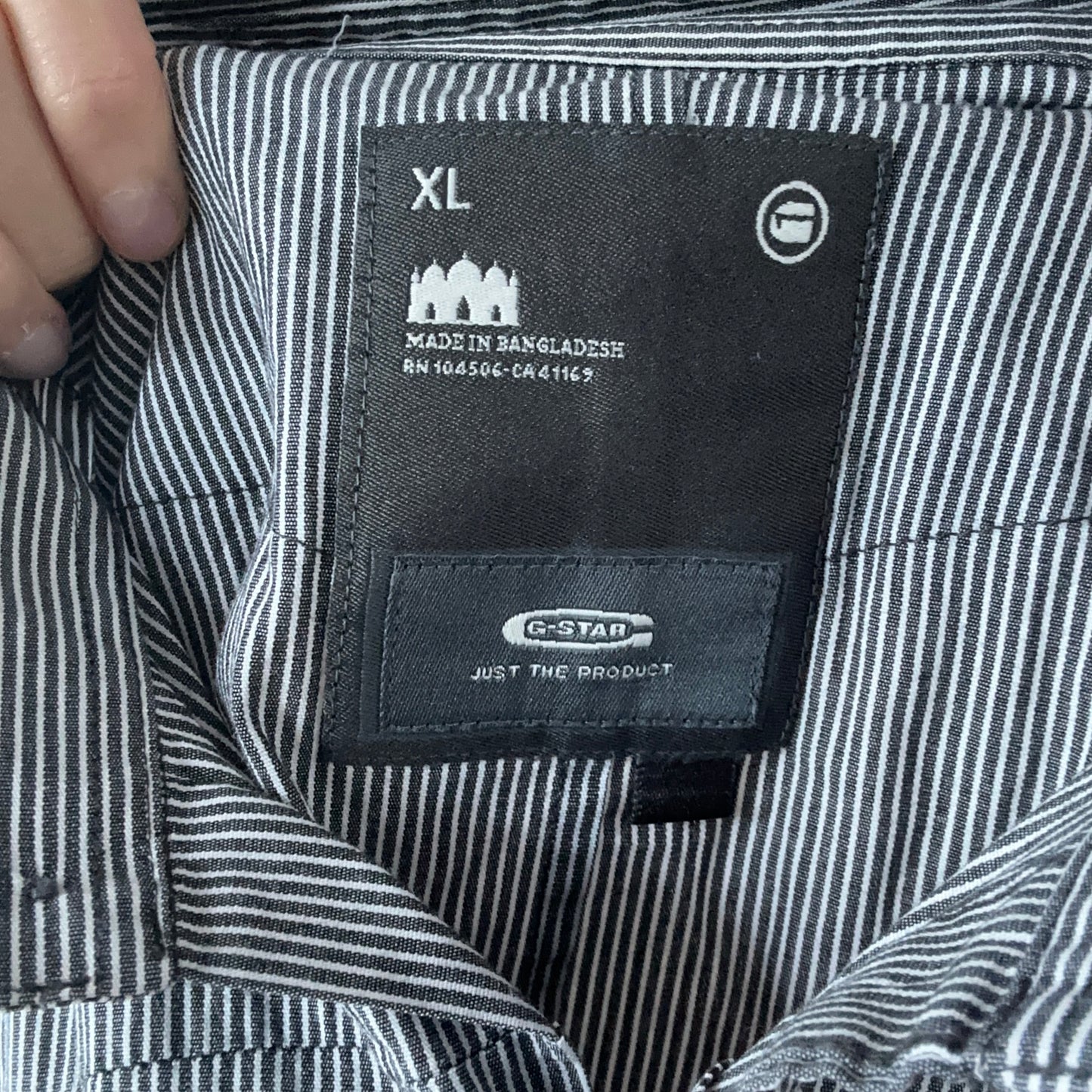 Chemisier à rayures grises | Bern