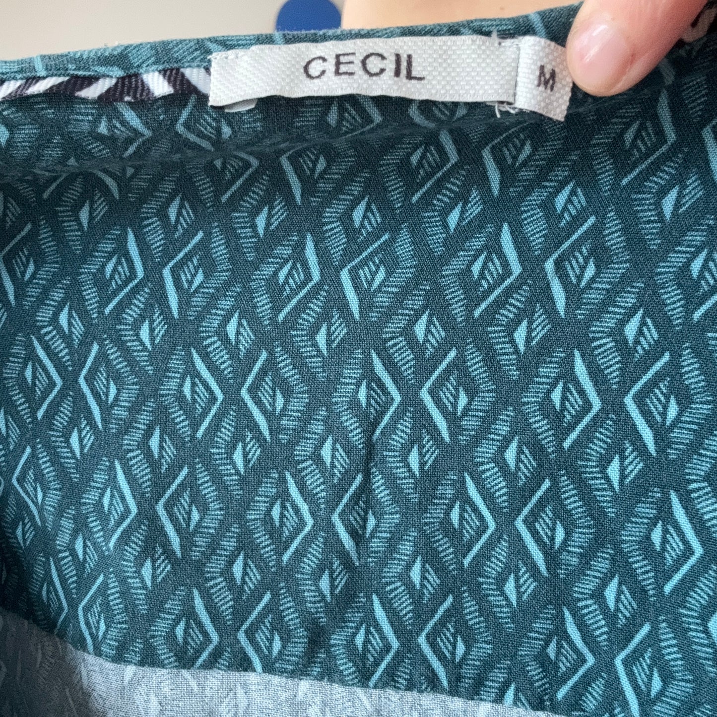 Blue Shirt with blue Pattern | Bern