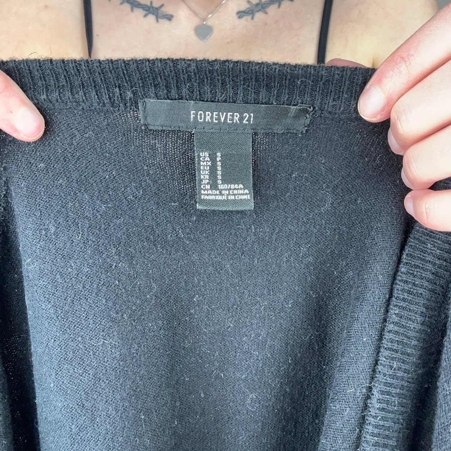 Black Knit Sweater | Bern