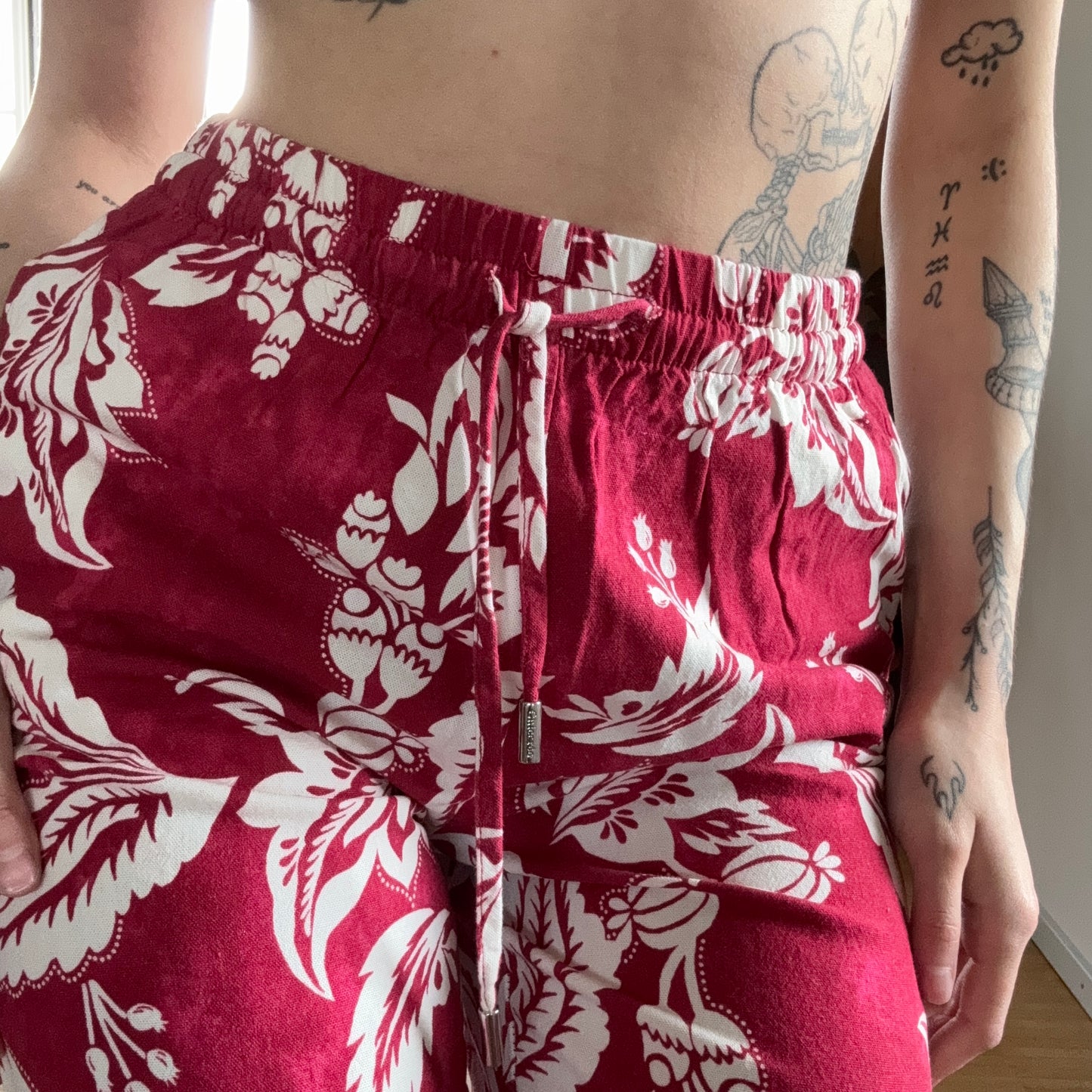 Red Pants with white pattern | Bern