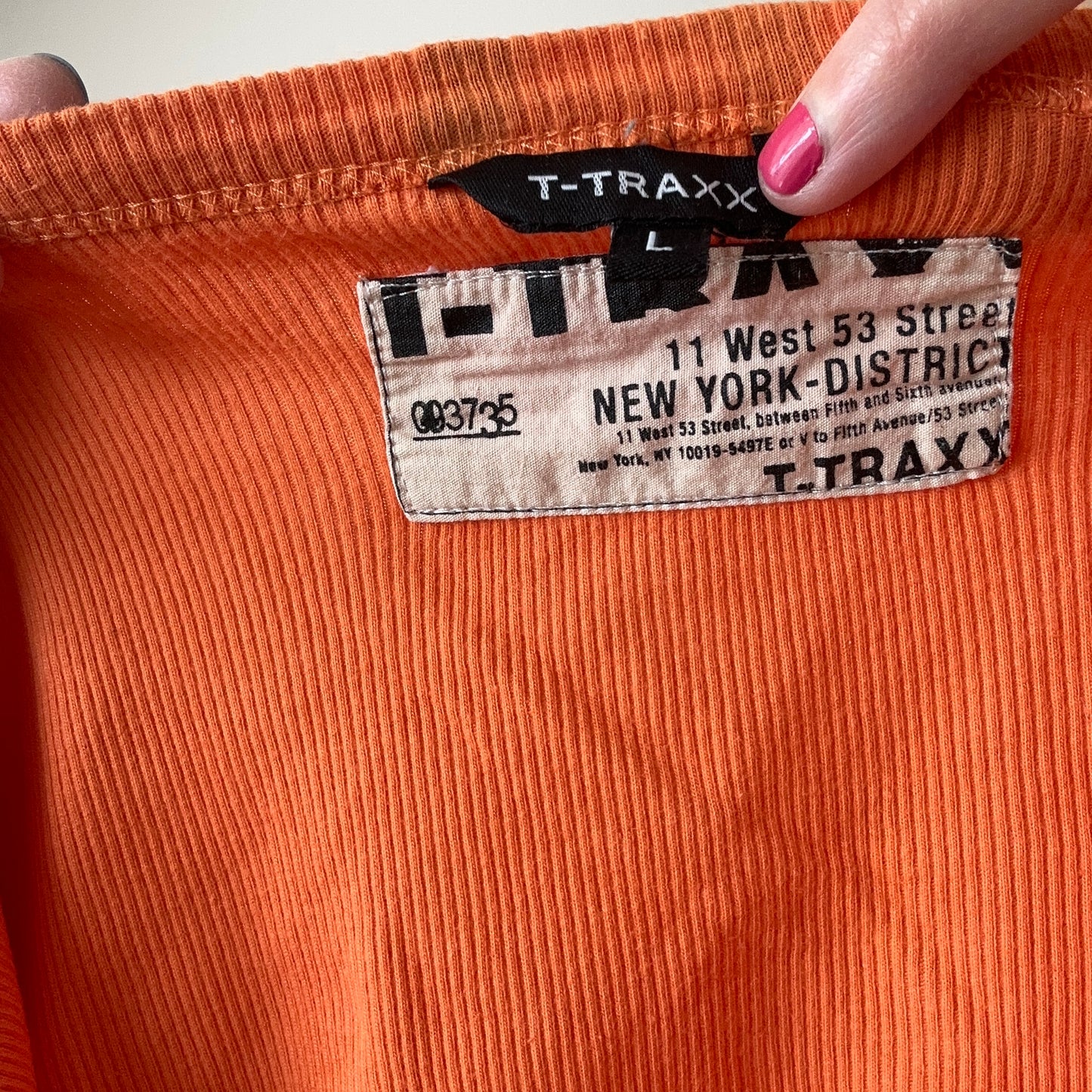 Orange cropped shirt | Bern