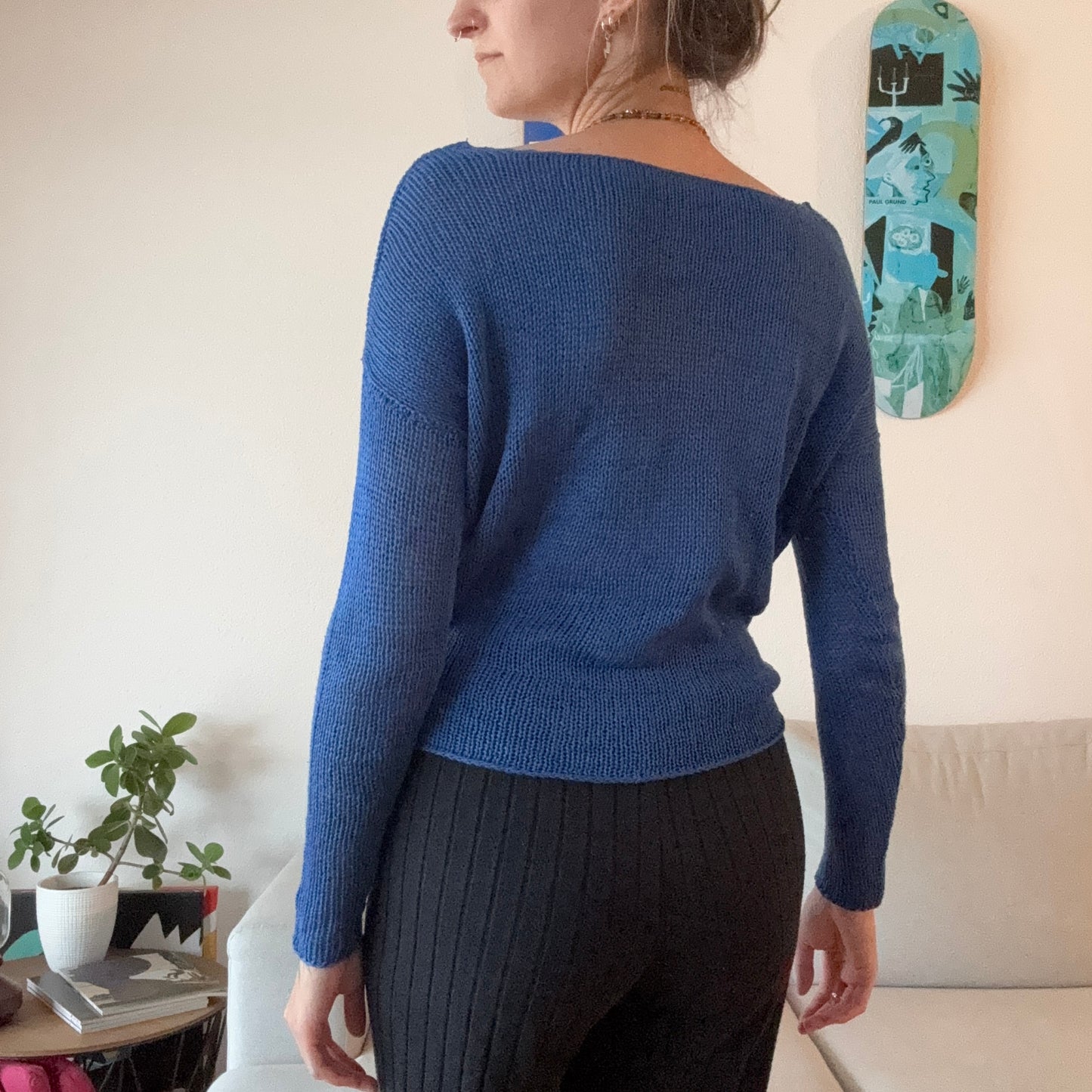 Blue Knit Longsleeve|Bern