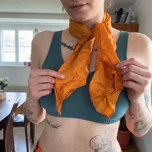 Vintage Orange Foulard | Bern
