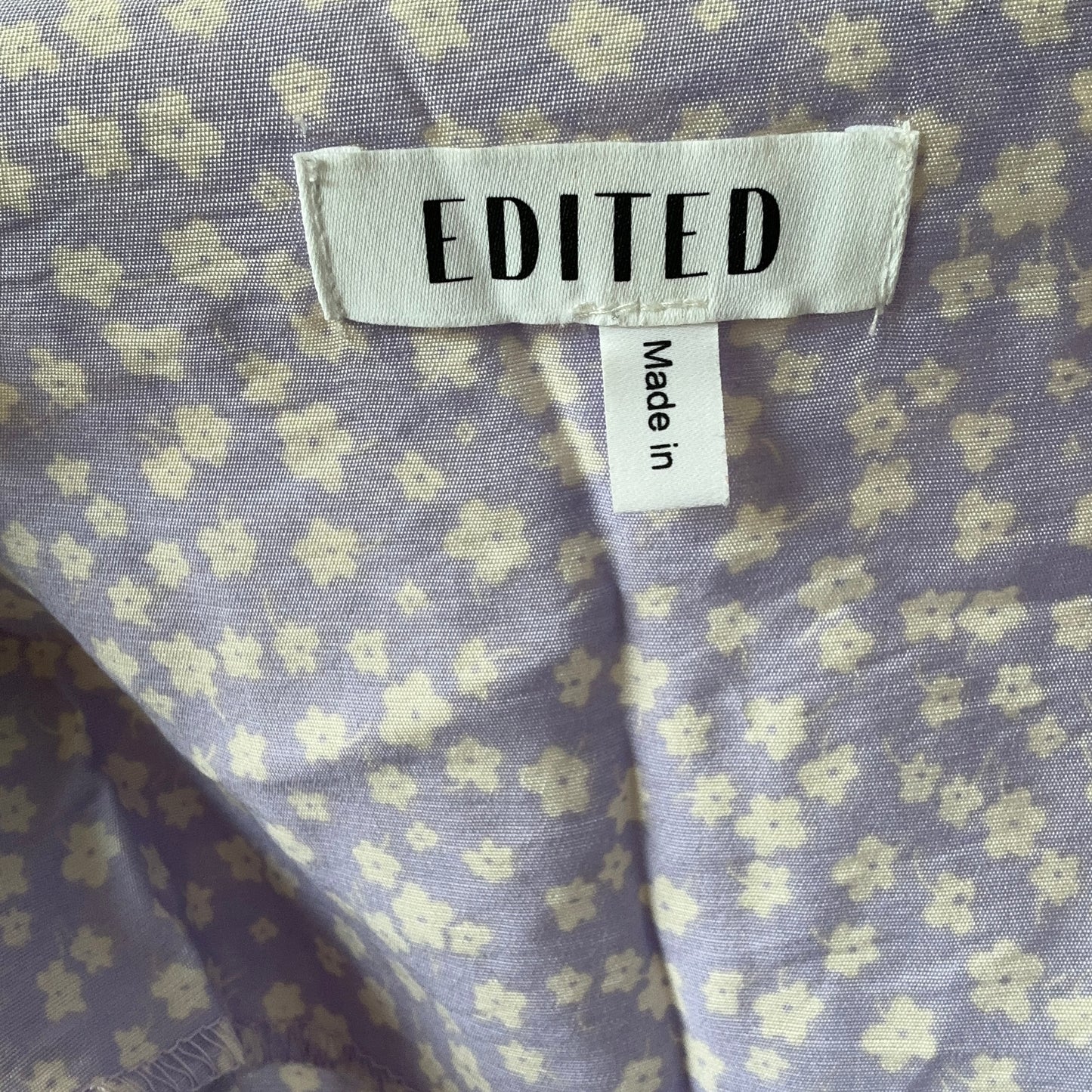Purple Top with white Flower pattern | Bern