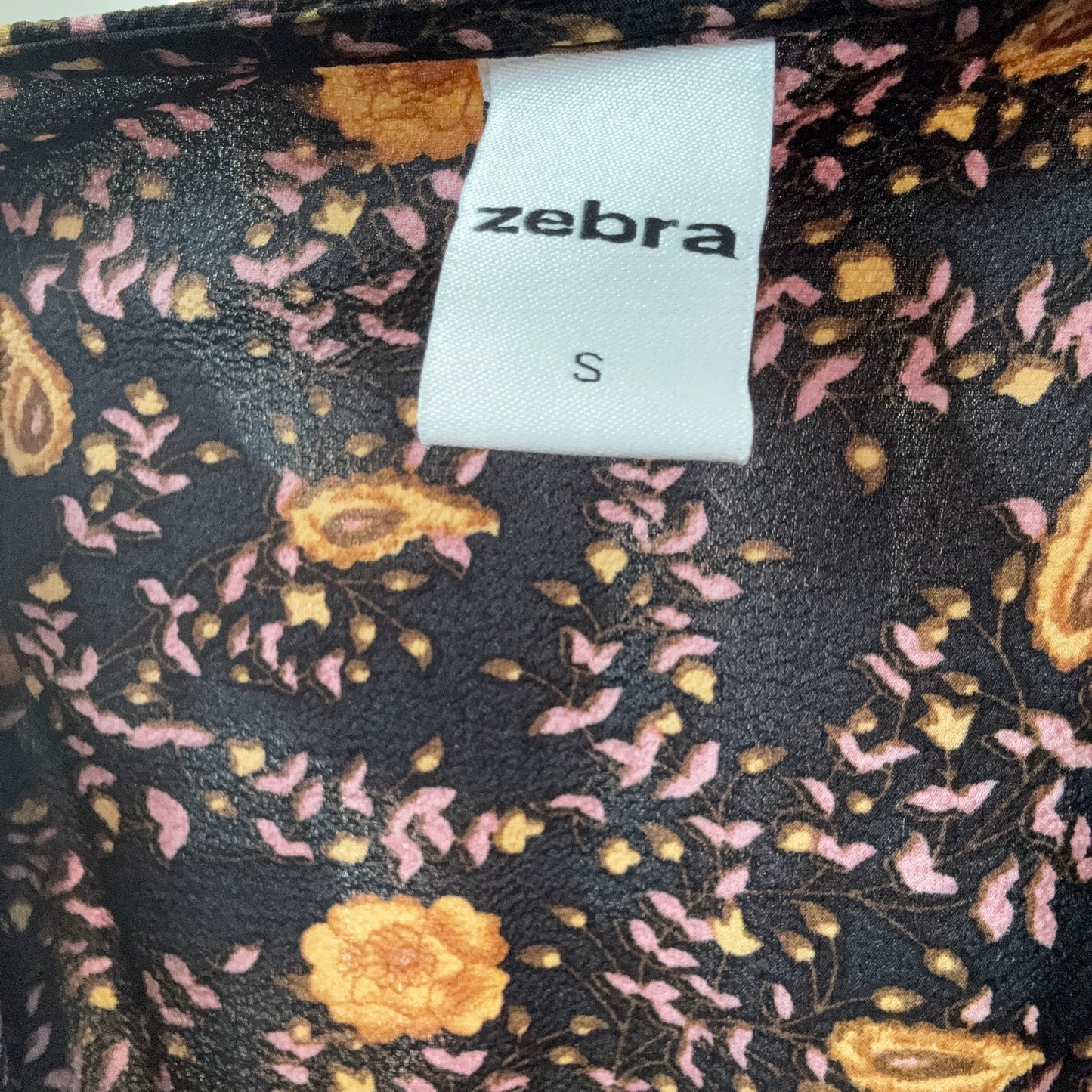 Black Dress with Flower Print | Bern