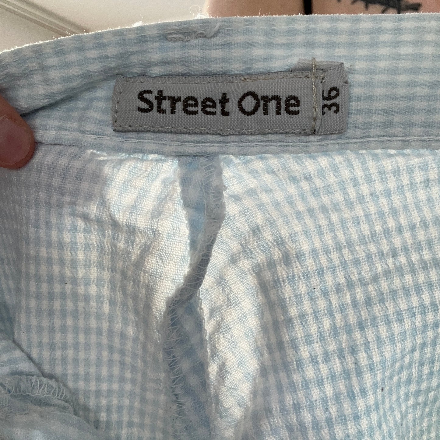 Pantalon bleu et blanc | Berne