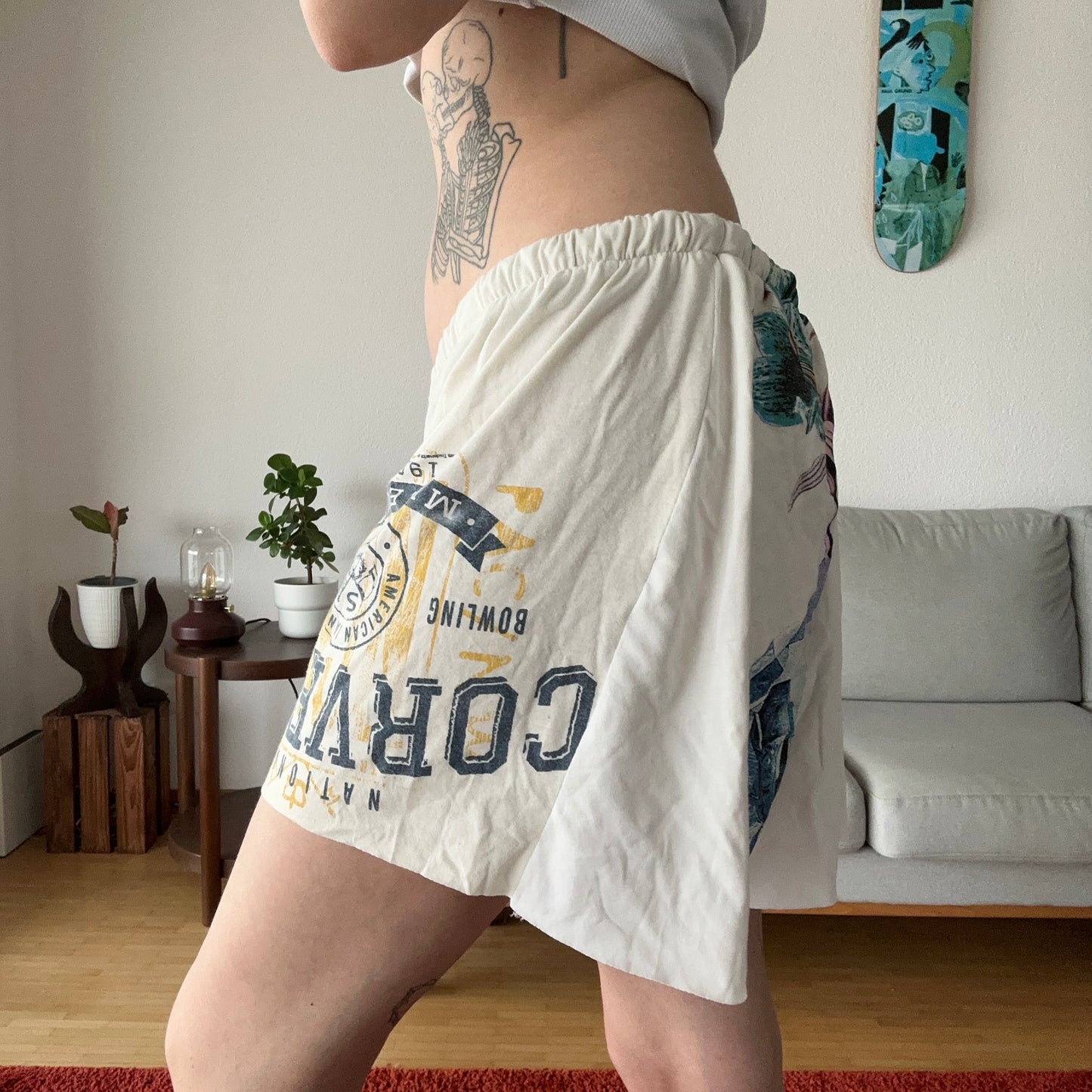 Reworked White Shorts