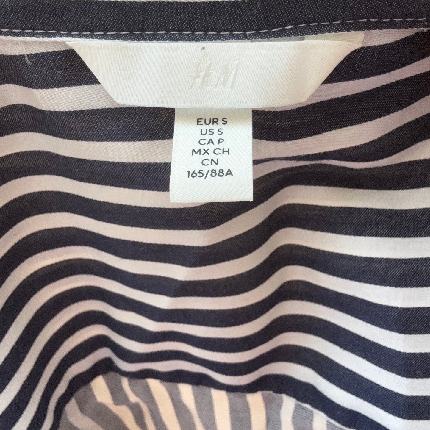 Black and white striped Blouse