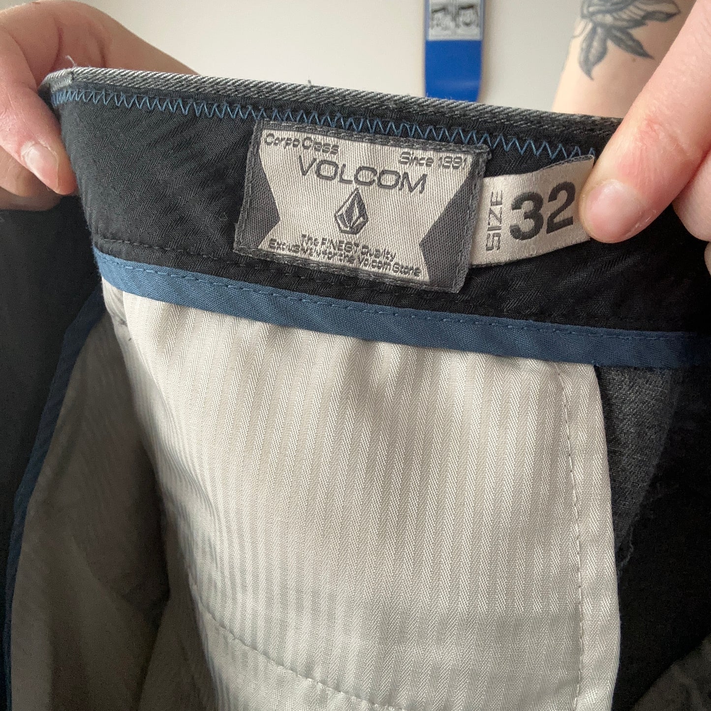 Gray Volcom Shorts | Bern