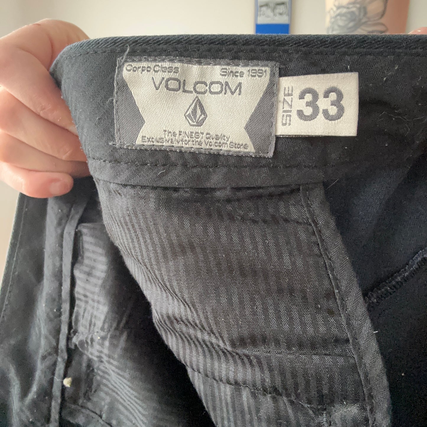 Black Volcom Shorts