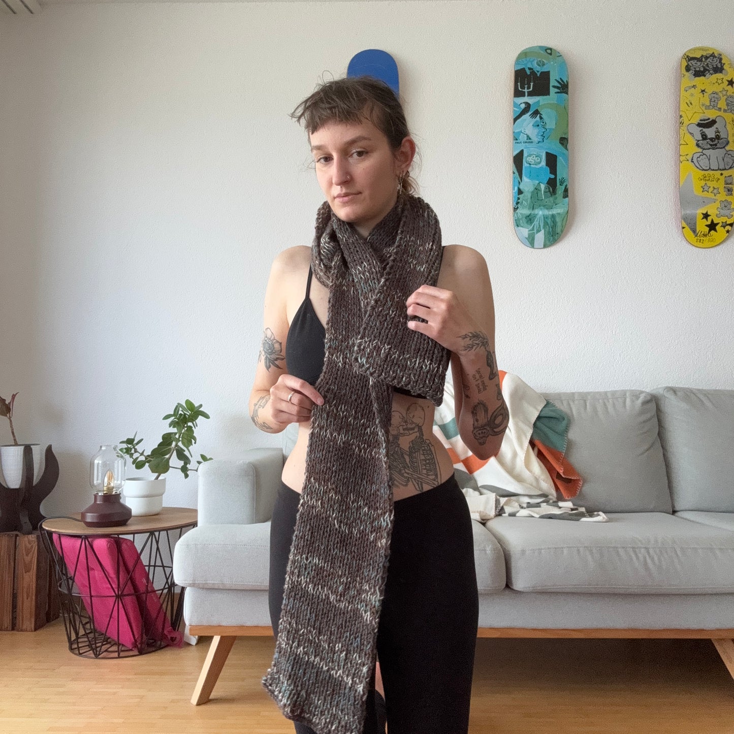Brown Scarf
