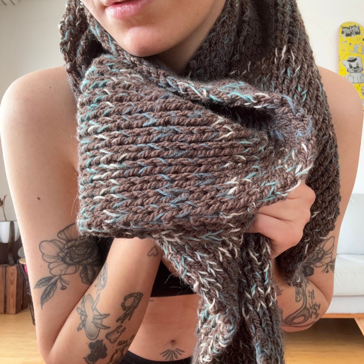 Brown Scarf