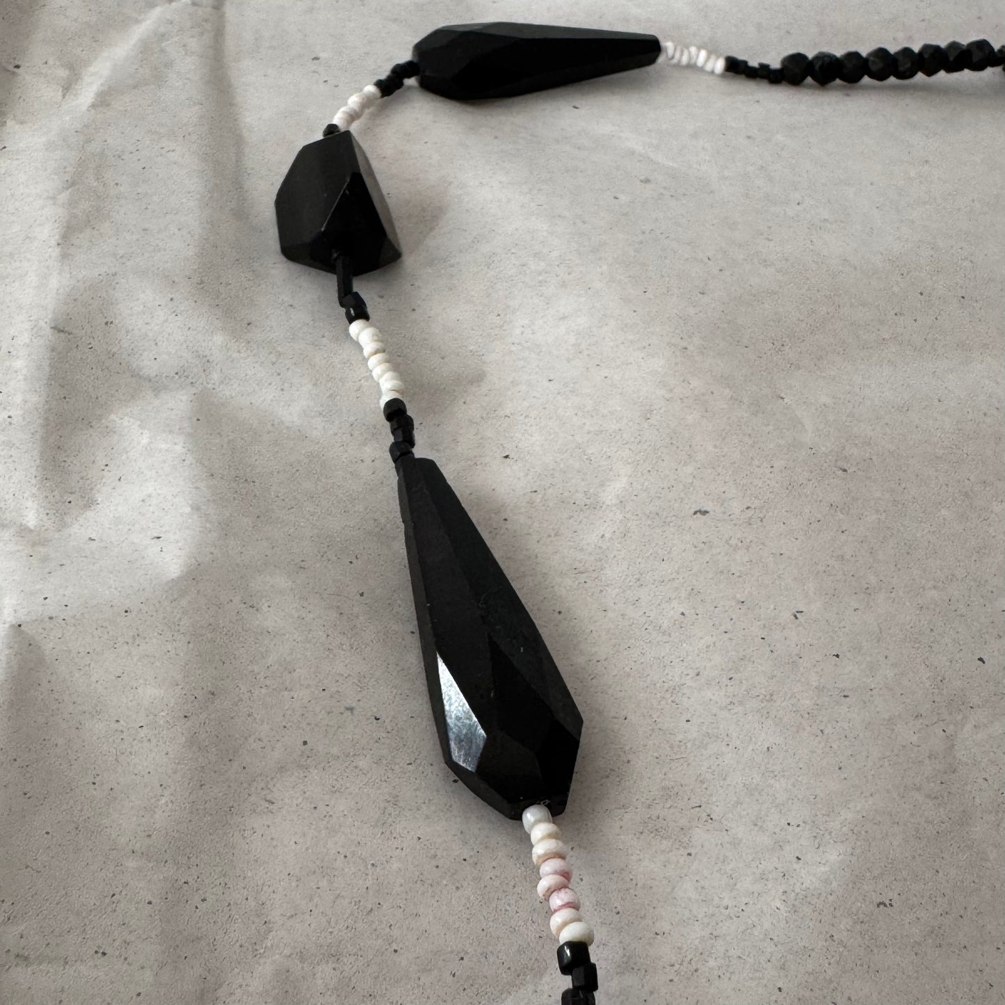 Vintage Black and white necklace