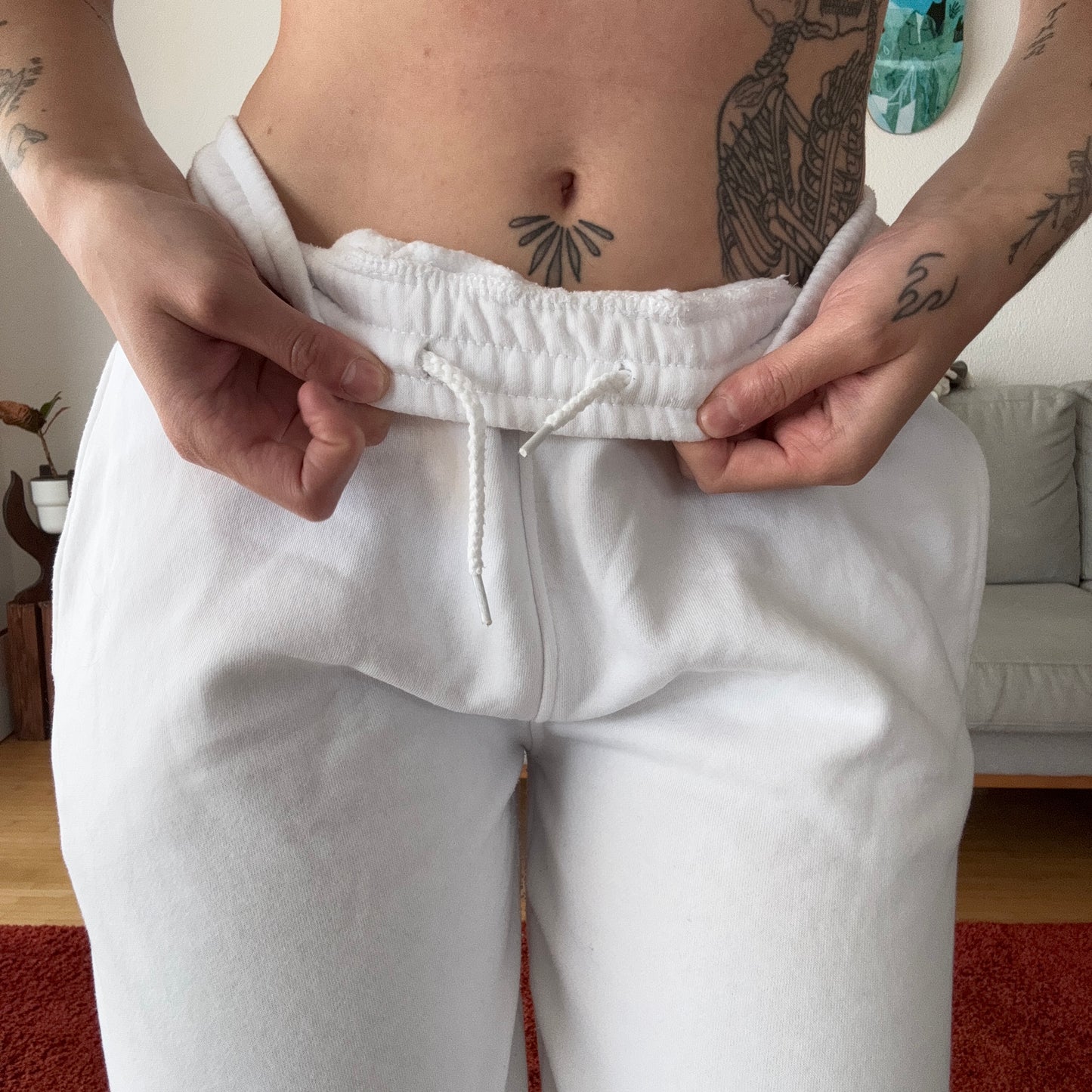 White Joggers | Bern