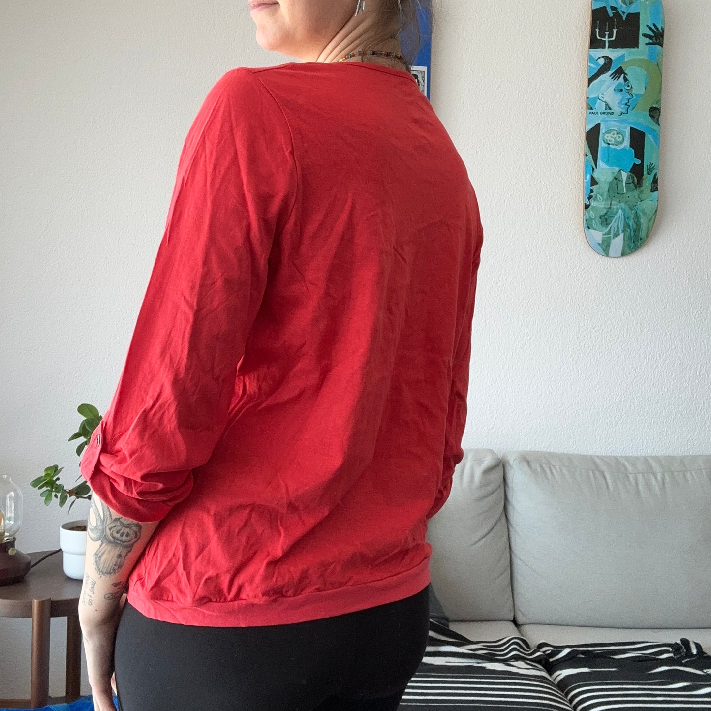 Red 3/4 Longsleeve | Bern