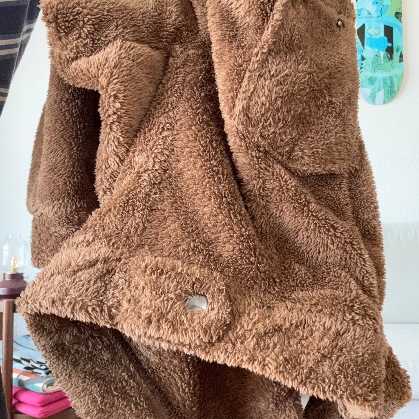 Brown Fluffy Jacket
