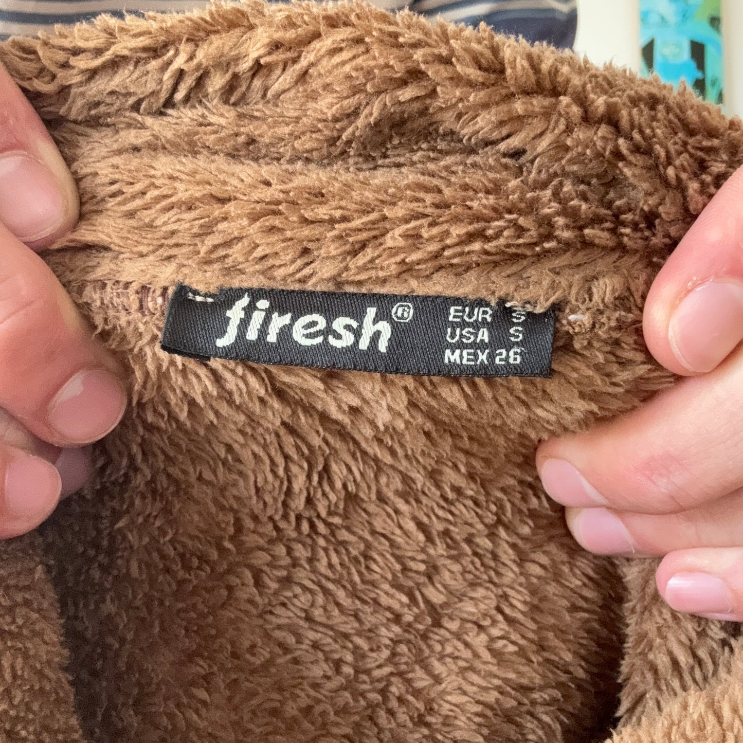 Brown Fluffy Jacket | Bern