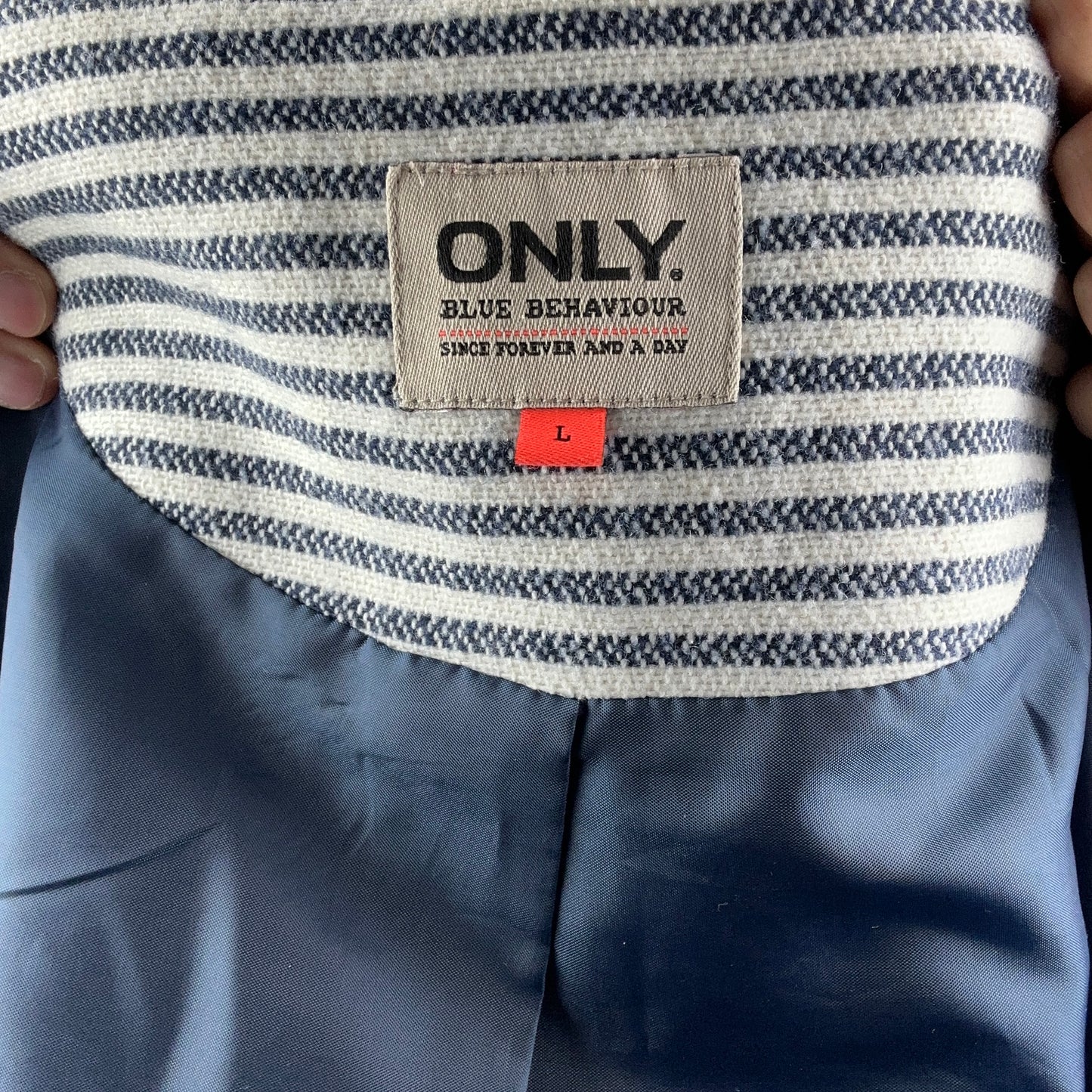 Blau-weiß gestreifter Blazer | Bern