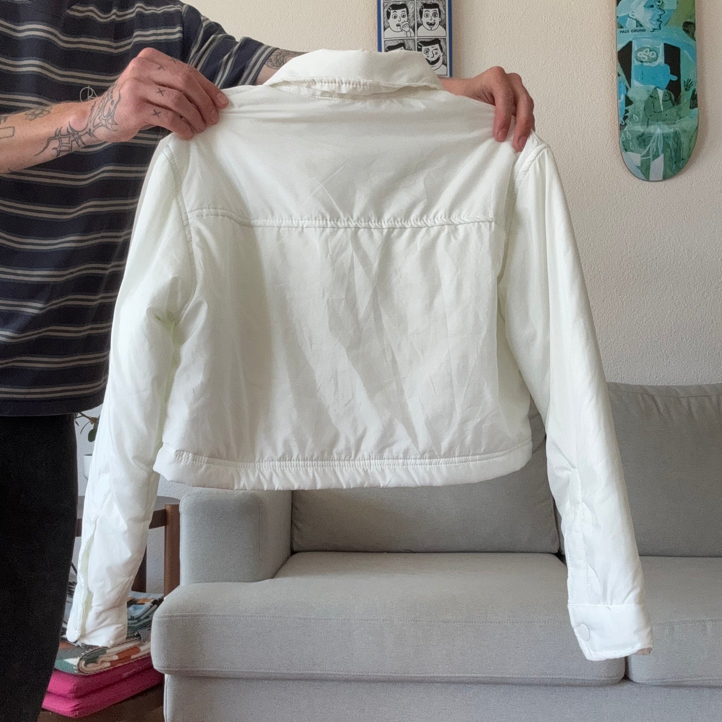 White cropped Jacket