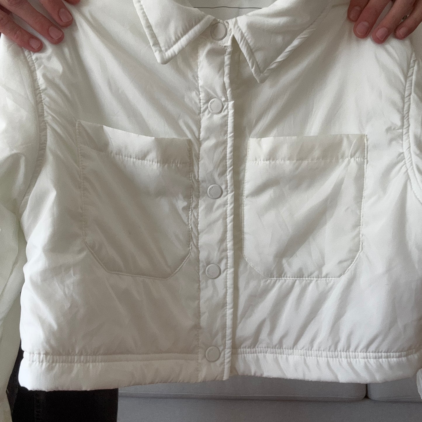 White cropped Jacket
