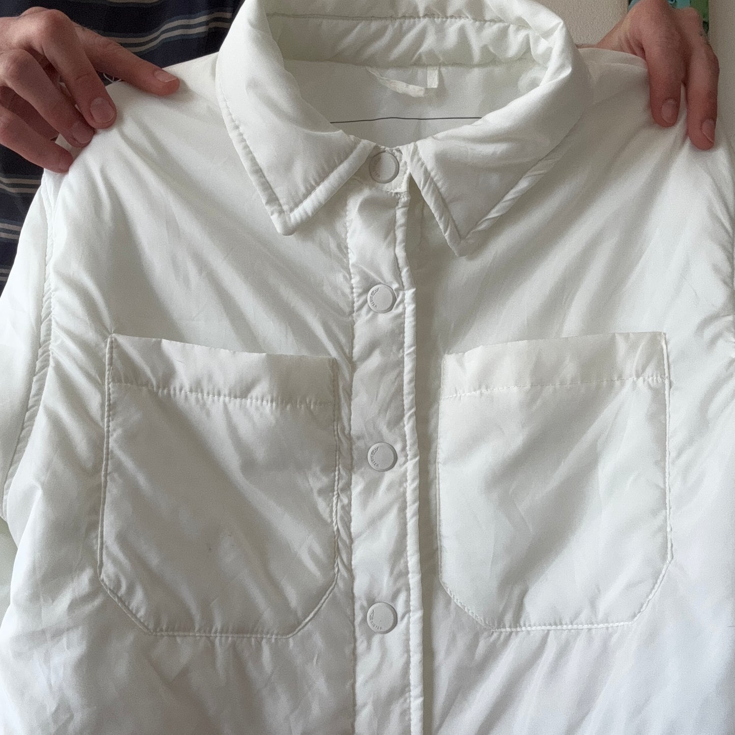 White cropped Jacket