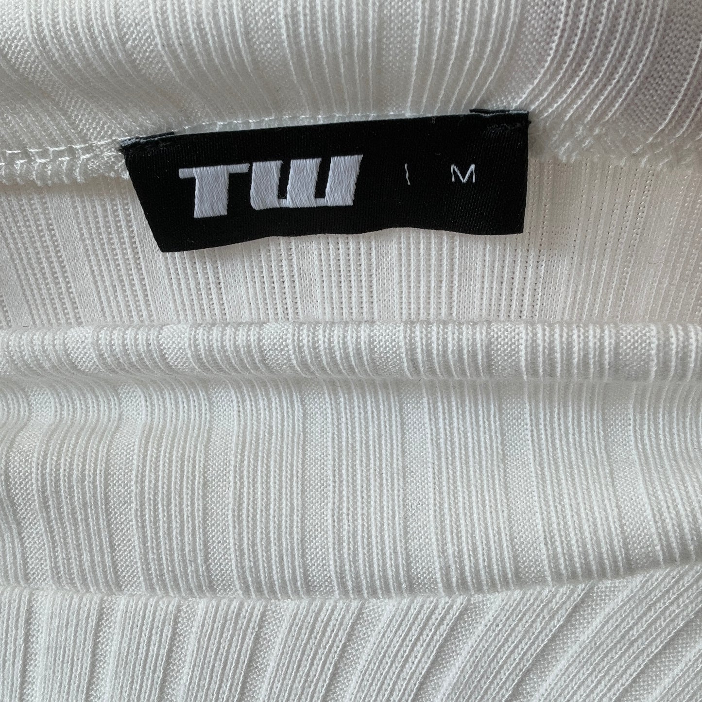 White cropped Longsleeve